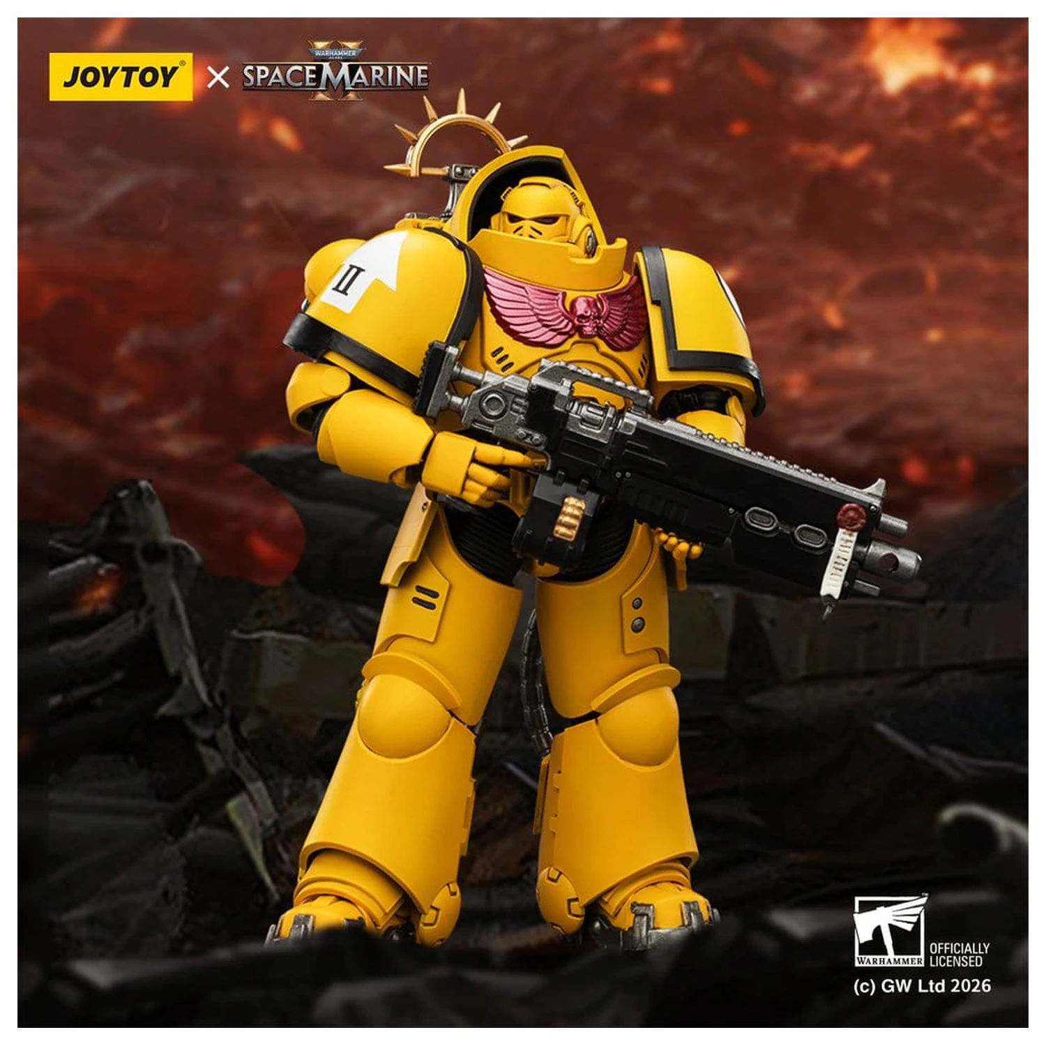 Warhammer 40,000 Akční figurka Game Edition Imperial Fists Heavy Intercessor 13 cm fotografii produktu