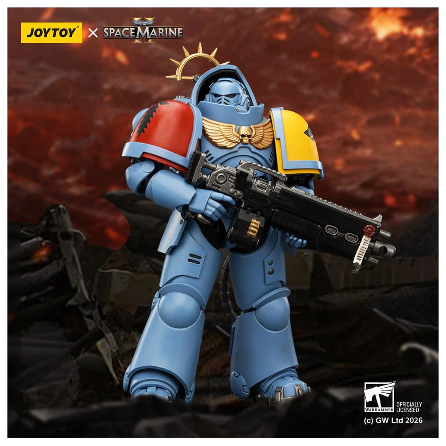 Warhammer 40,000 Akční figurka Game Edition Space Wolves Heavy Intercessor 13 cm fotografii produktu