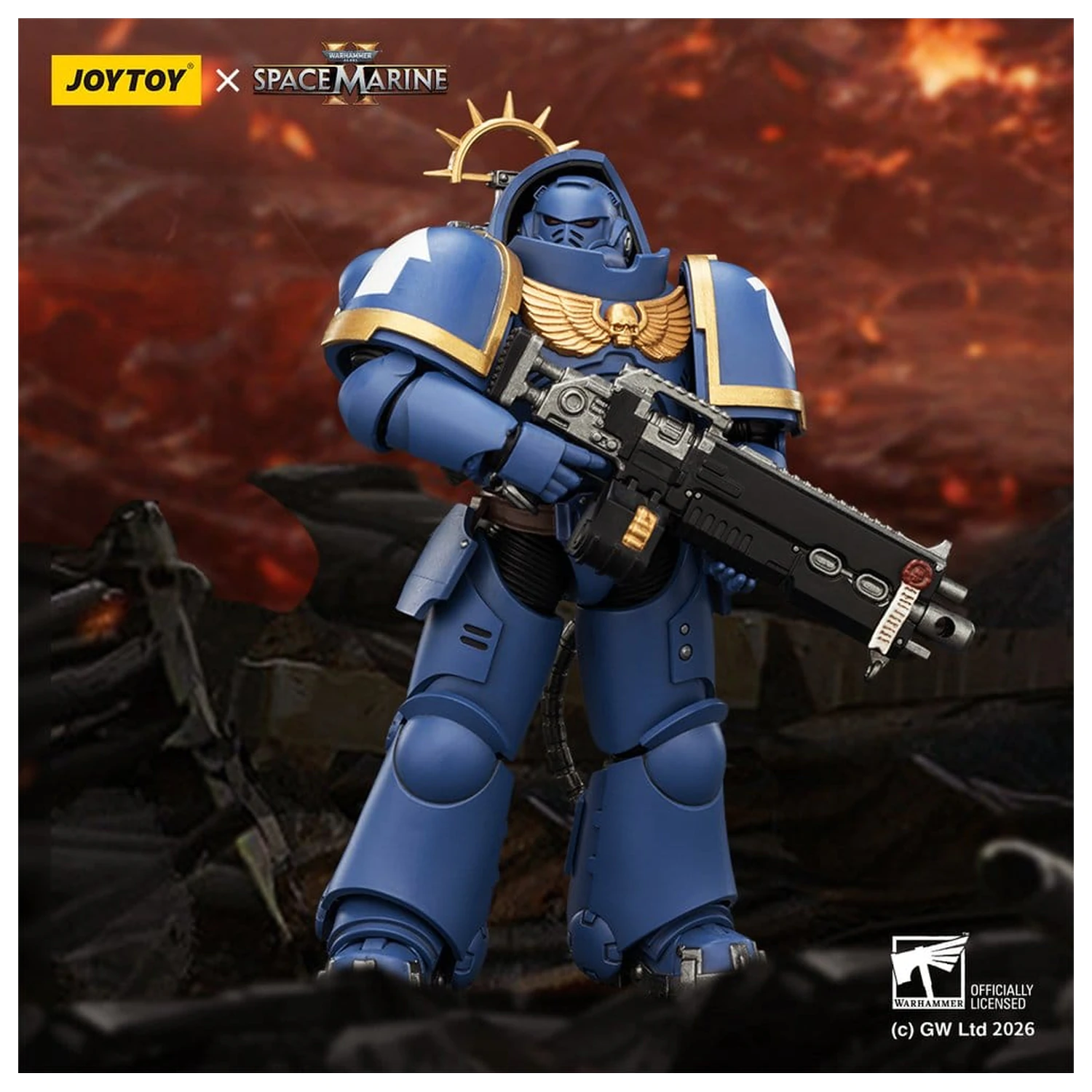 Warhammer 40,000 Akční figurka Game Edition Ultramarines Heavy Intercessor 13 cm fotografii produktu
