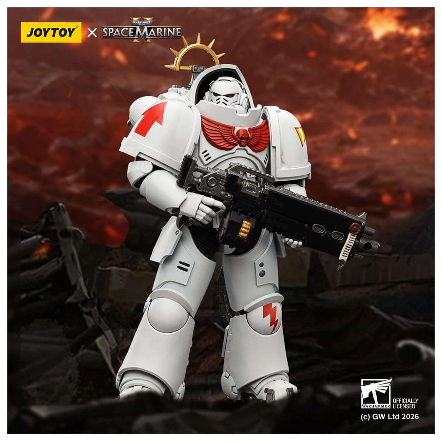 Warhammer 40,000 Akční figurka Game Edition White Scars Heavy Intercessor 13 cm fotografii produktu