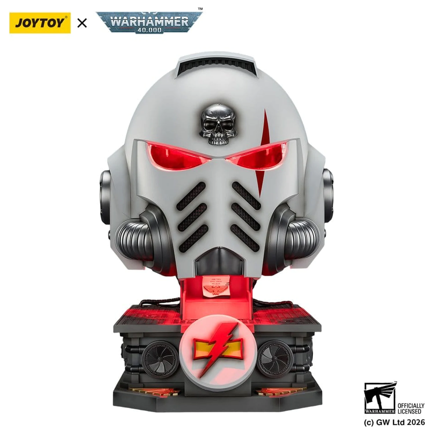 Warhammer 40,000 Helma s podstavcem White Scars MkX 44 cm fotografii produktu