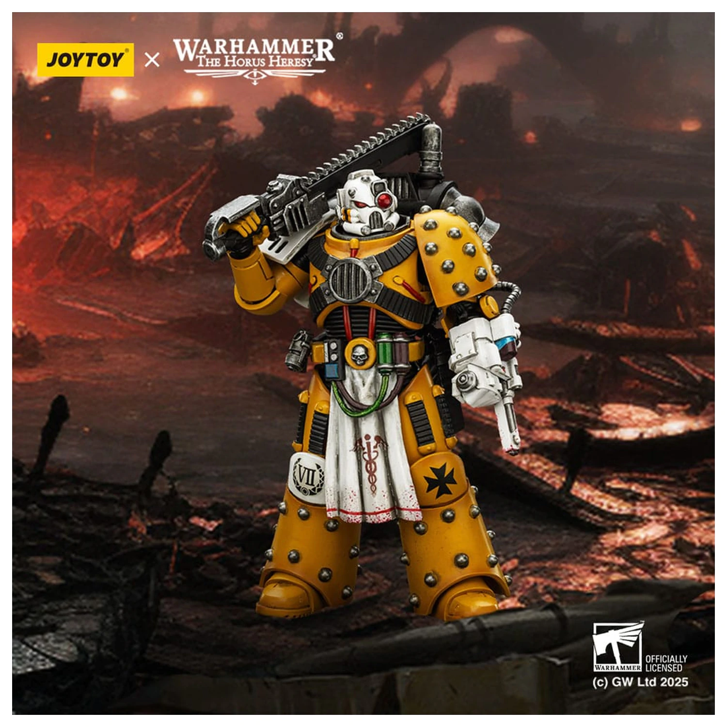 Warhammer 40,000: Imperial Fists Akční figurka Legion Apothecary 12 cm fotografii produktu
