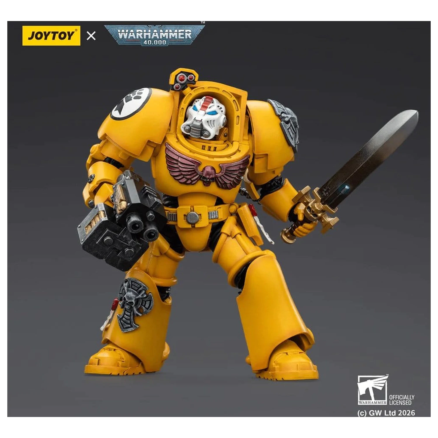 Warhammer 40,000 Akční figurka Imperial Fists Terminator 1 s Power Sword a Storm Bolter 14 cm fotografii produktu