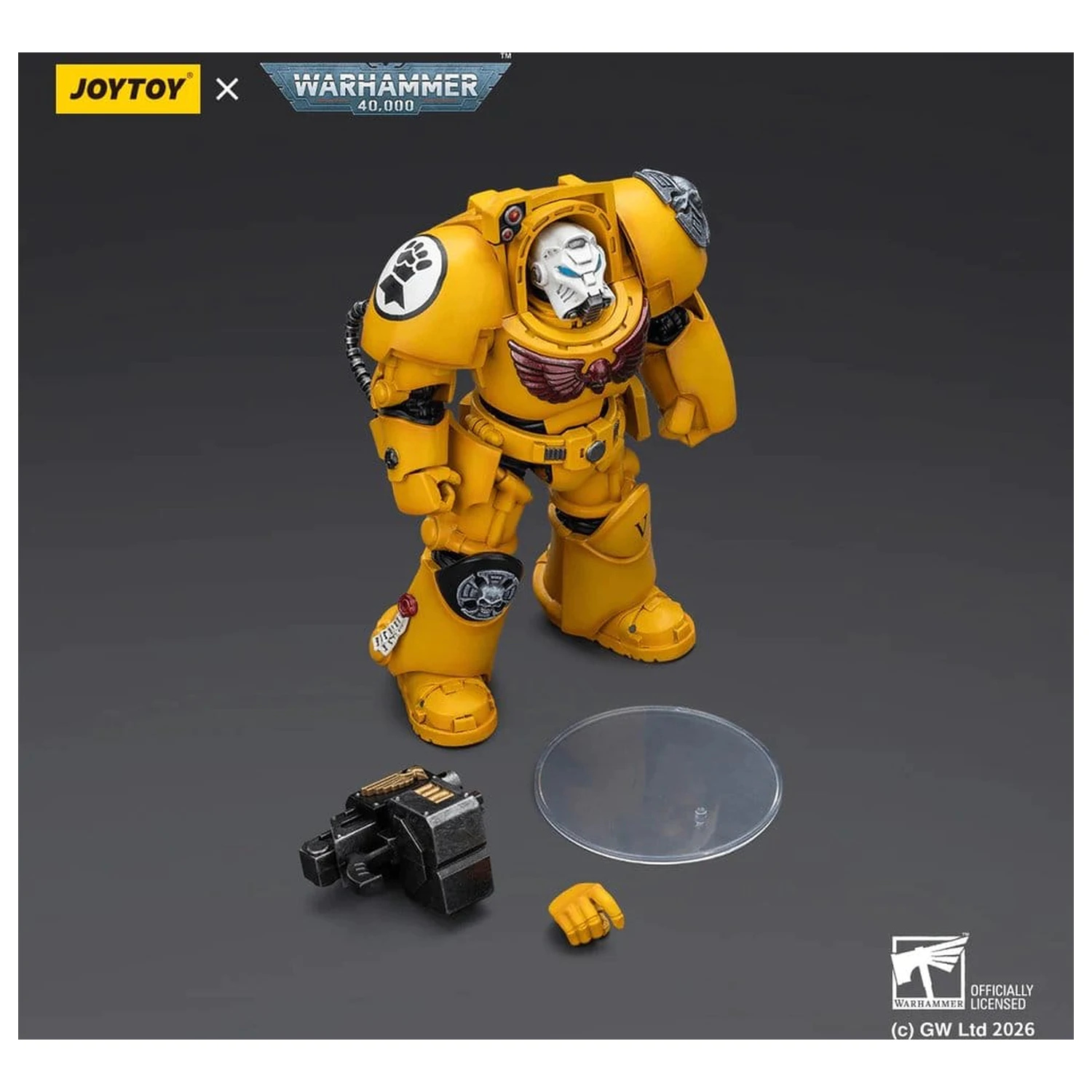 Warhammer 40,000 Akční figurka Imperial Fists Terminator 2 s Power Fist a Storm Bolter 14 cm fotografii produktu