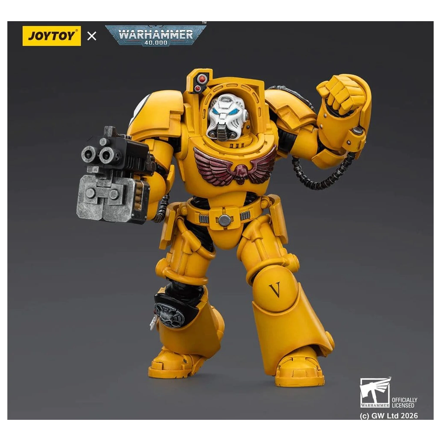 Warhammer 40,000 Akční figurka Imperial Fists Terminator 2 s Power Fist a Storm Bolter 14 cm fotografii produktu