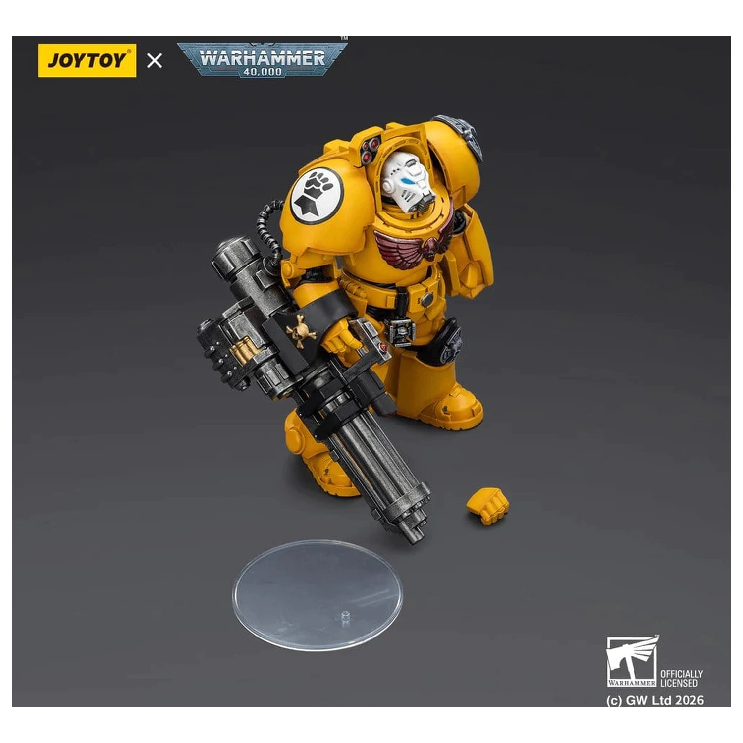 Warhammer 40,000 Akční figurka Imperial Fists Terminator 3 s Power Fist a Assault Cannon 14 cm fotografii produktu