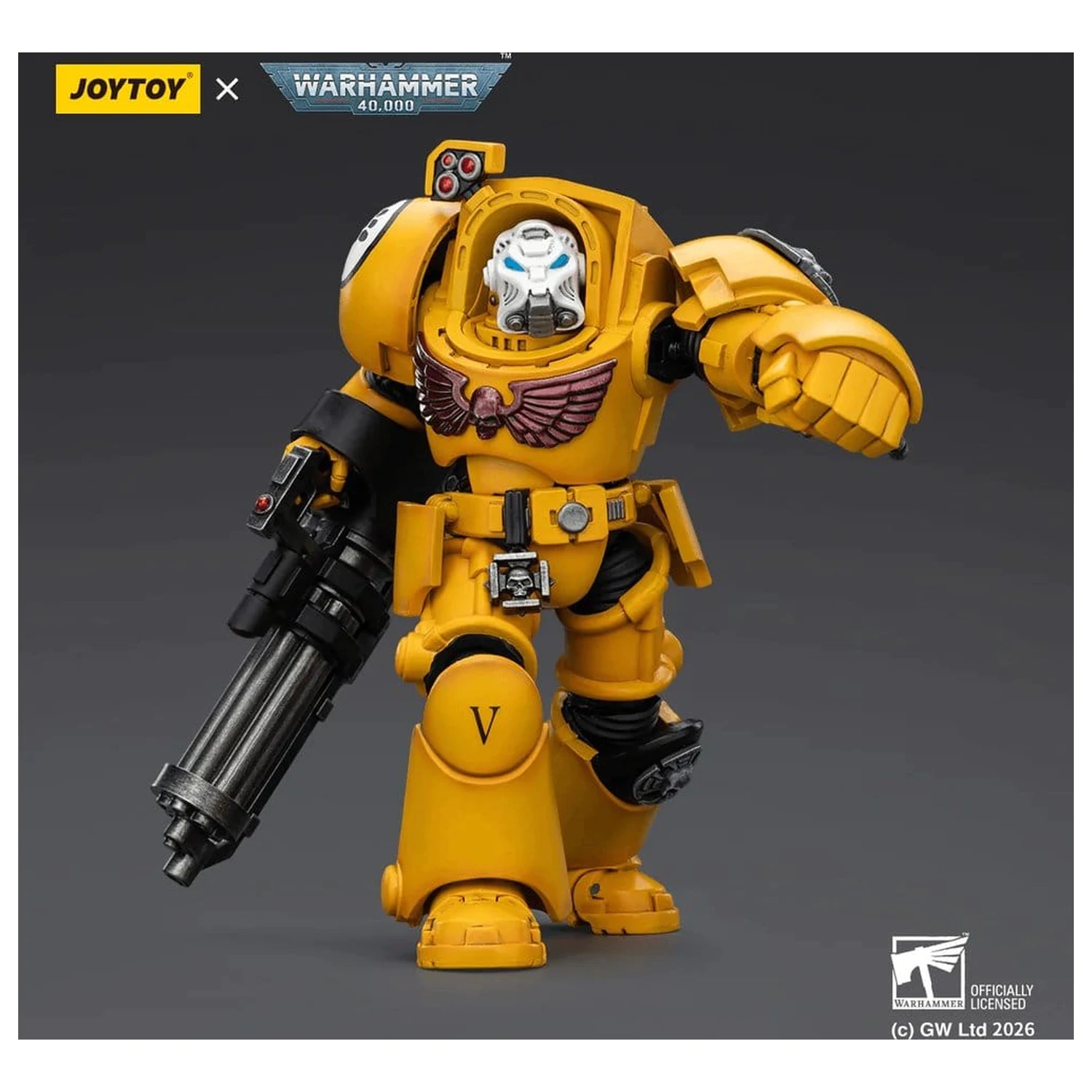 Warhammer 40,000 Akční figurka Imperial Fists Terminator 3 s Power Fist a Assault Cannon 14 cm fotografii produktu
