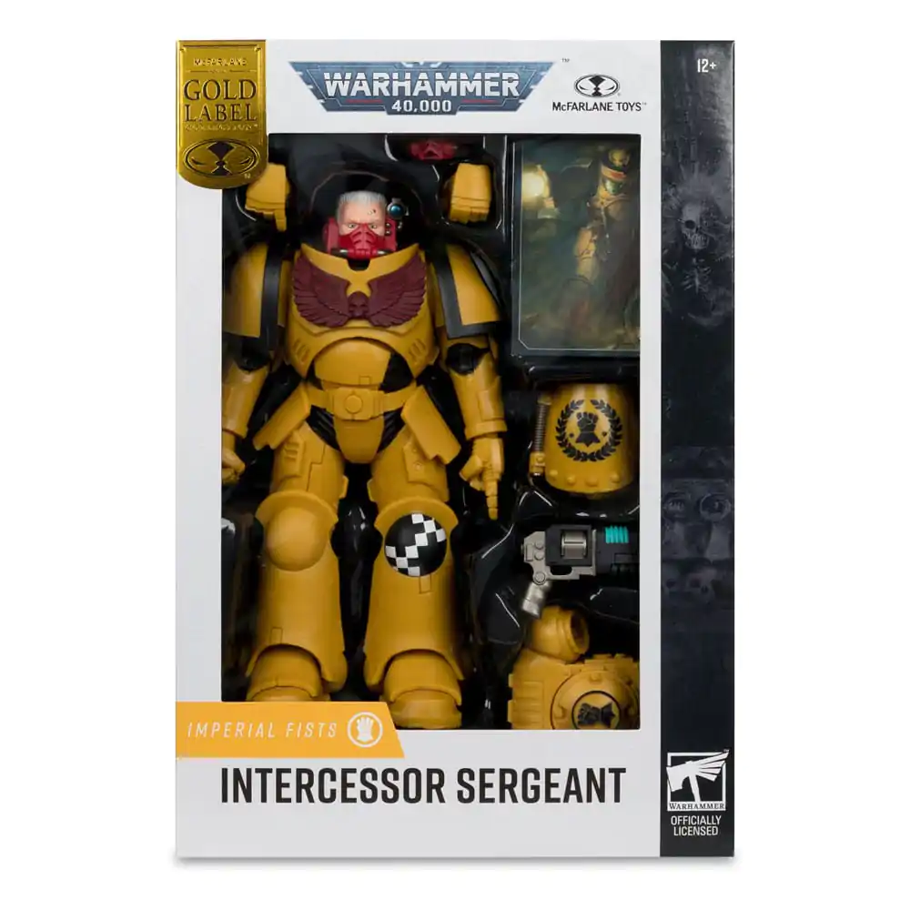 Warhammer 40,000 Akční figurka Intercessor Sergeant (Imperial Fist) (Gold Label) 18 cm fotografii produktu