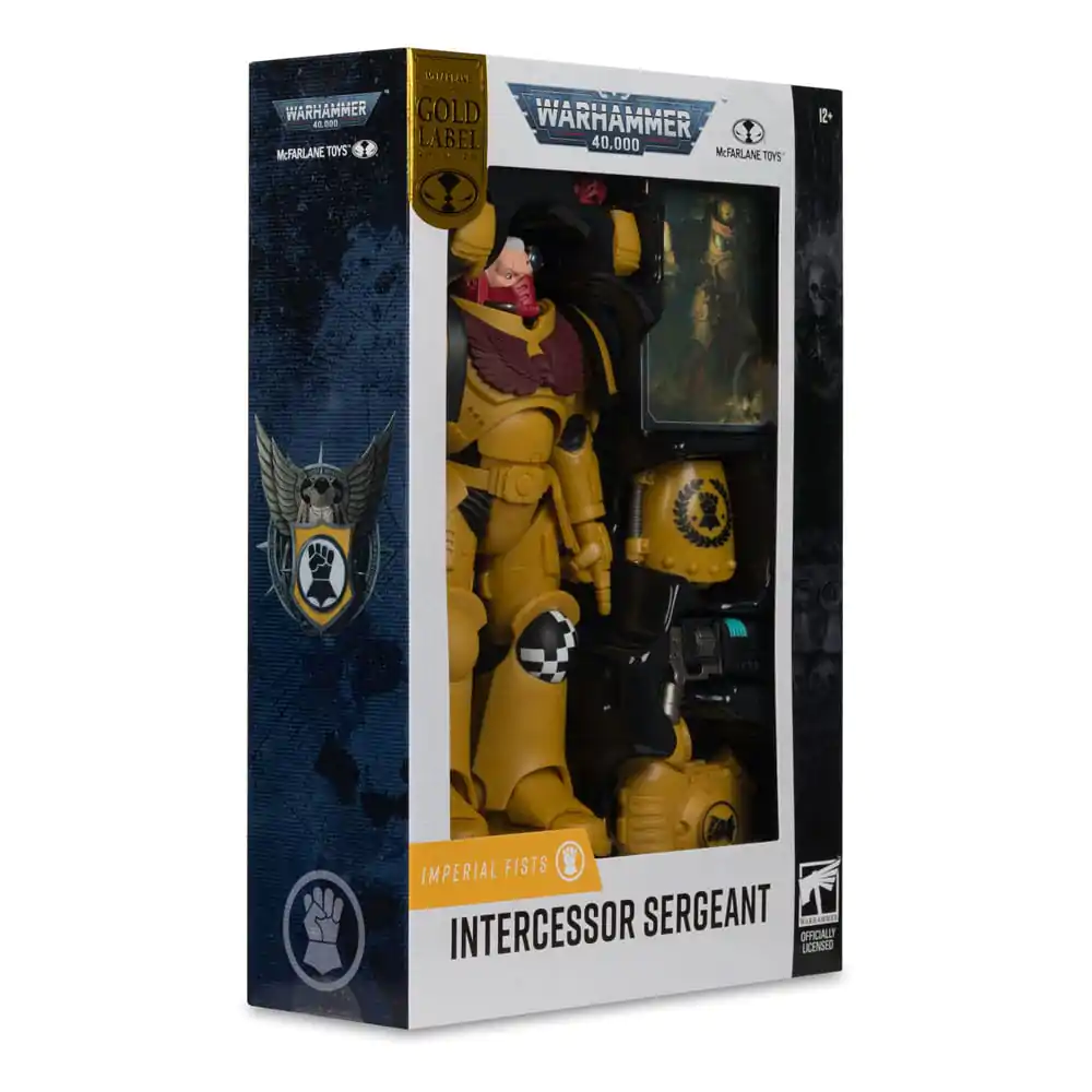 Warhammer 40,000 Akční figurka Intercessor Sergeant (Imperial Fist) (Gold Label) 18 cm fotografii produktu