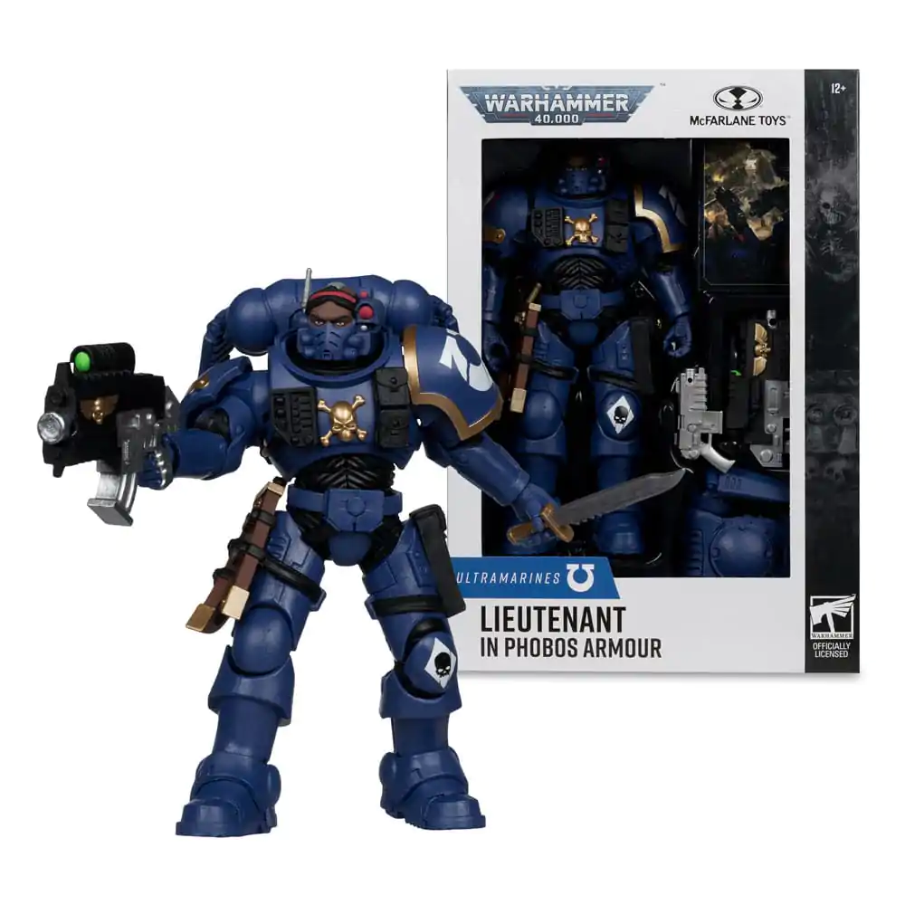 Warhammer 40,000 Akční figurka Lieutenant v Phobos Armor (Ultramarines) 18 cm fotografii produktu