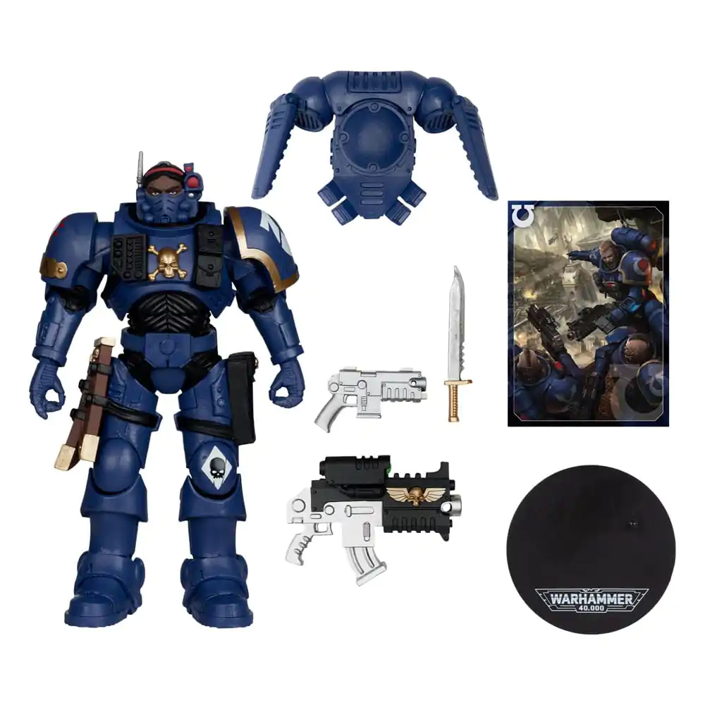 Warhammer 40,000 Akční figurka Lieutenant v Phobos Armor (Ultramarines) 18 cm fotografii produktu