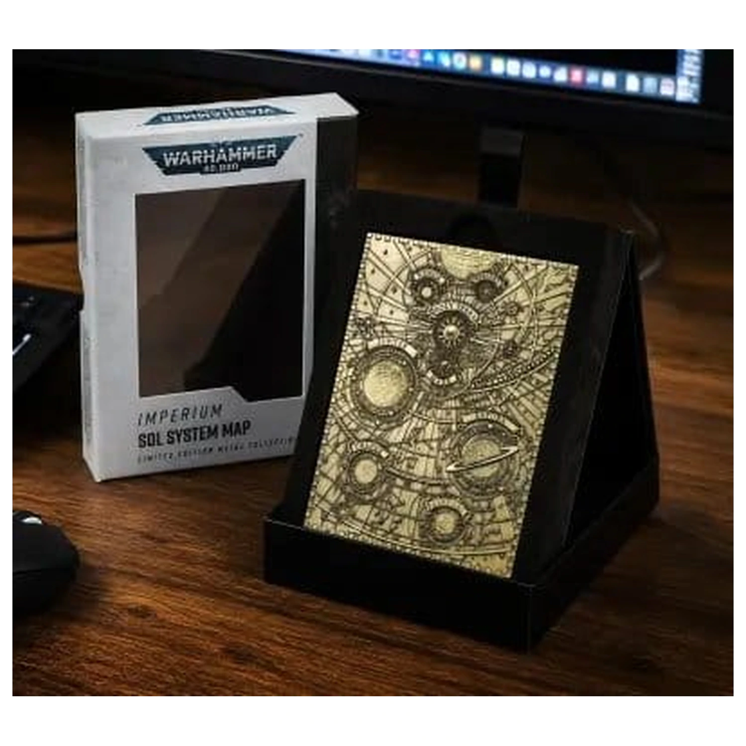 Warhammer 40,000 kovová mapa Solární systém fotografii produktu