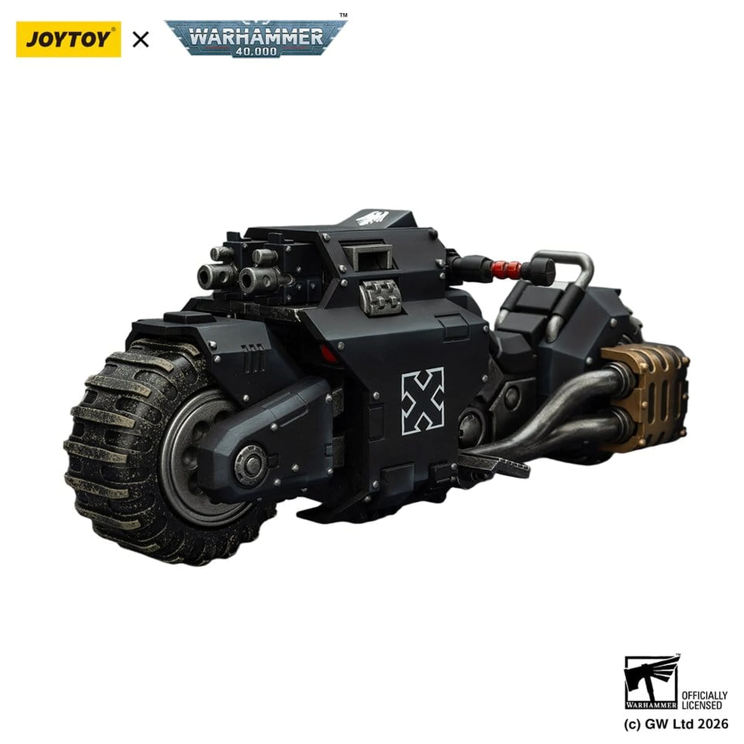 Warhammer 40,000 Bojová motorka Raider-pattern Raven Guard s twin-linked bolt rifles 22 cm fotografii produktu