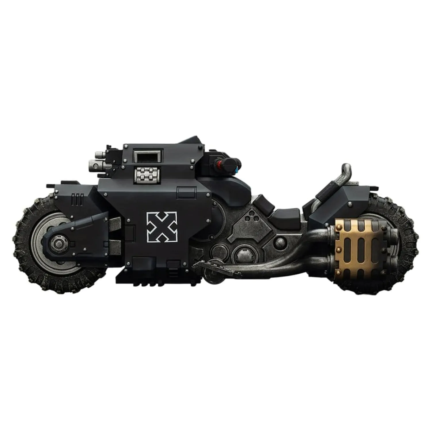 Warhammer 40,000 Bojová motorka Raider-pattern Raven Guard s twin-linked bolt rifles 22 cm fotografii produktu