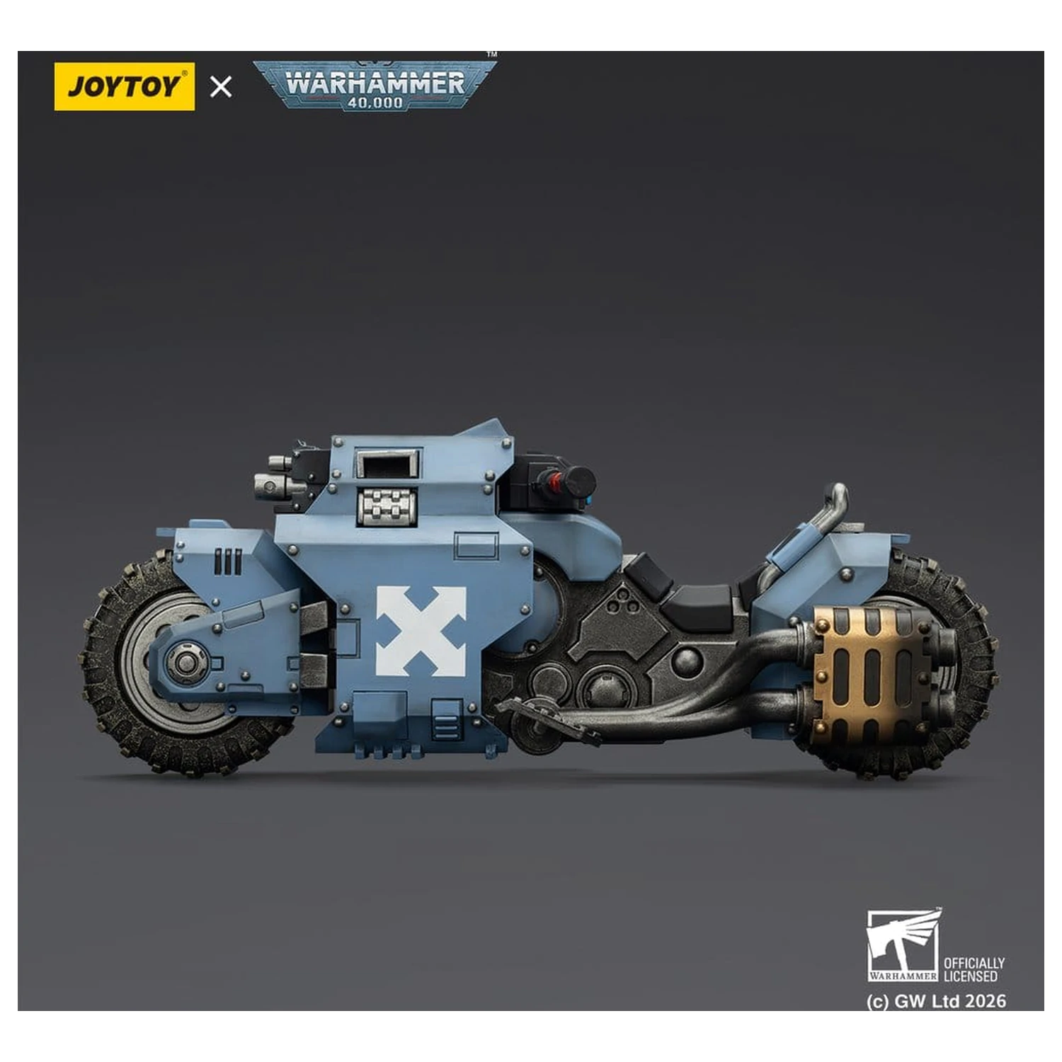 Warhammer 40,000 Raider-pattern Bojový motocykl Space Wolves s twin-linked bolt rifles 22 cm fotografii produktu