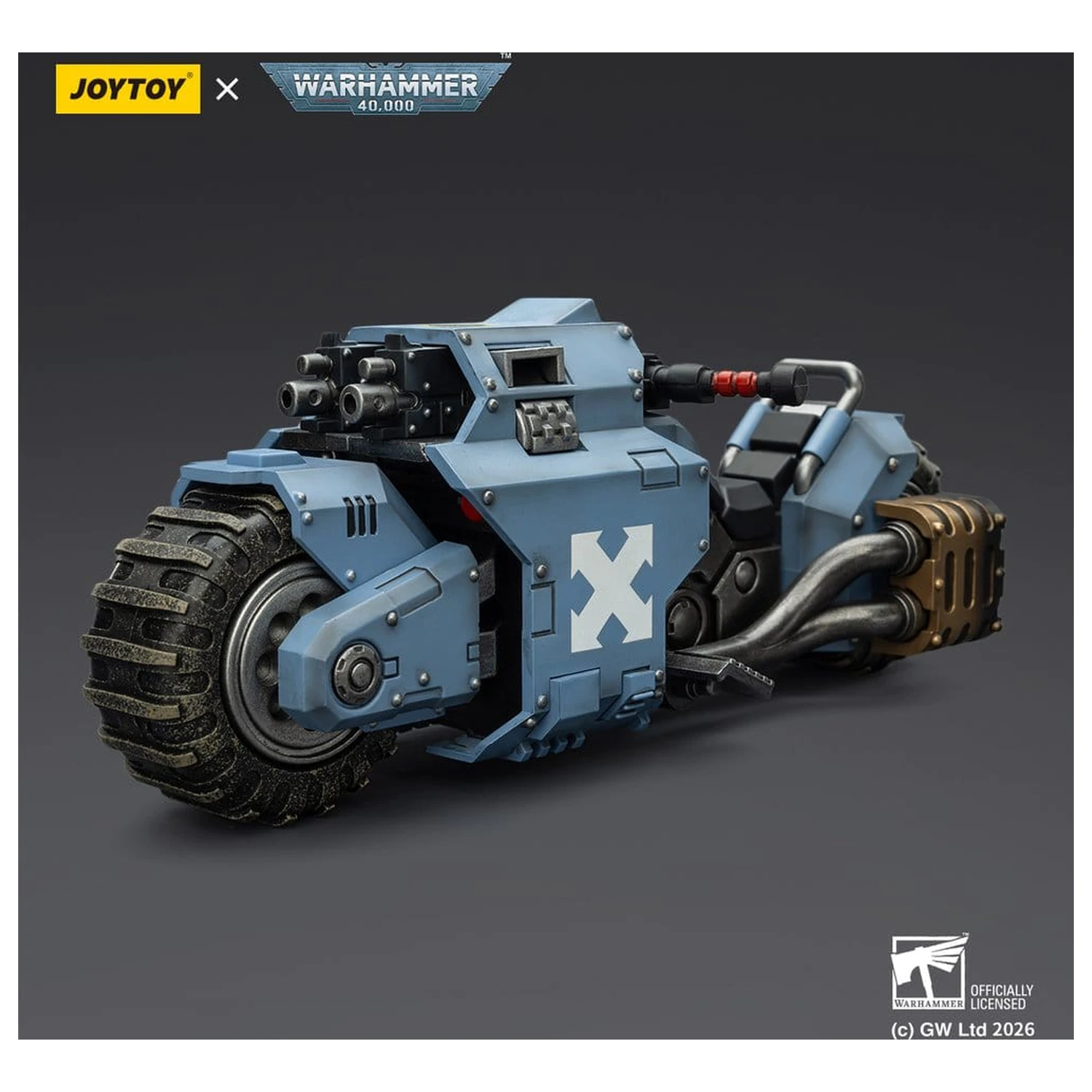 Warhammer 40,000 Raider-pattern Bojový motocykl Space Wolves s twin-linked bolt rifles 22 cm fotografii produktu