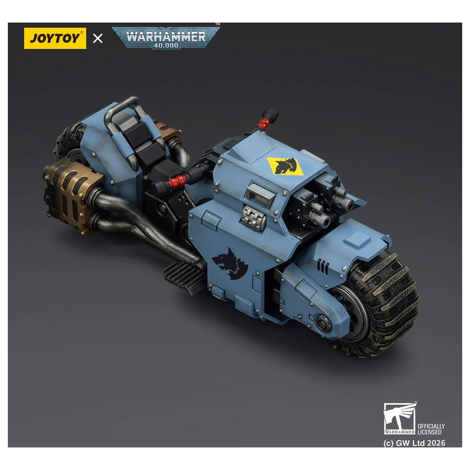 Warhammer 40,000 Raider-pattern Bojový motocykl Space Wolves s twin-linked bolt rifles 22 cm fotografii produktu