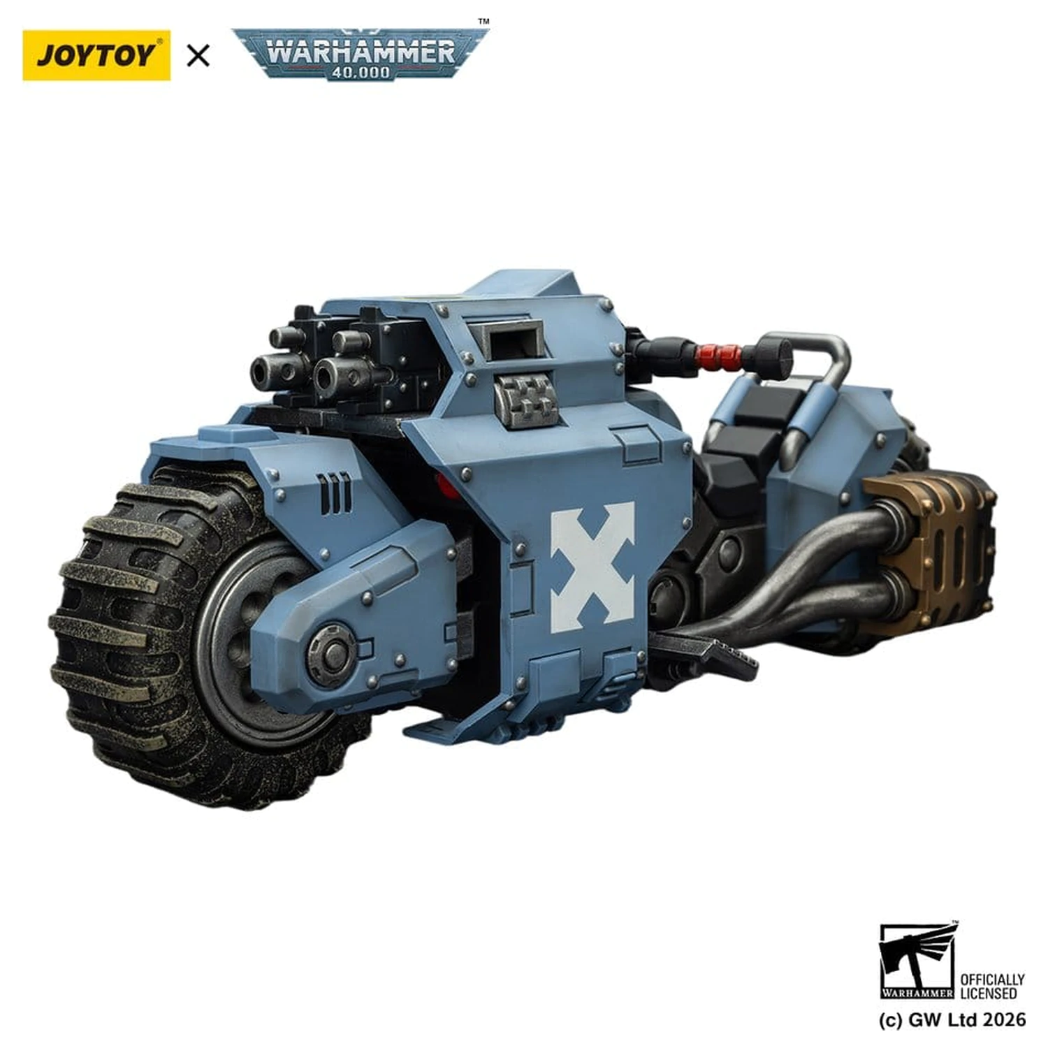 Warhammer 40,000 Raider-pattern Bojový motocykl Space Wolves s twin-linked bolt rifles 22 cm fotografii produktu