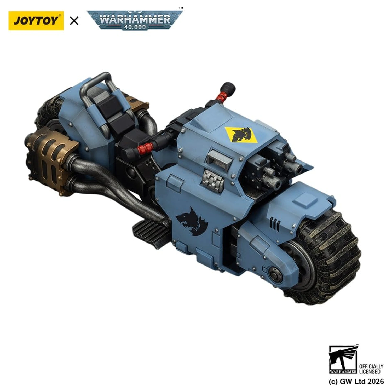 Warhammer 40,000 Raider-pattern Bojový motocykl Space Wolves s twin-linked bolt rifles 22 cm fotografii produktu