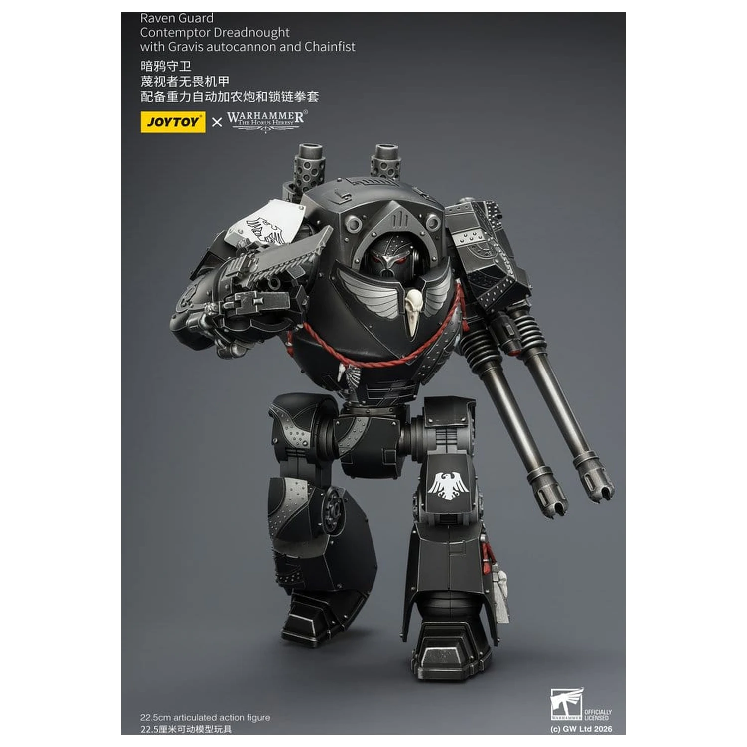 Warhammer 40,000 Akční figurka Raven Guard Contemptor Dreadnought 23 cm fotografii produktu