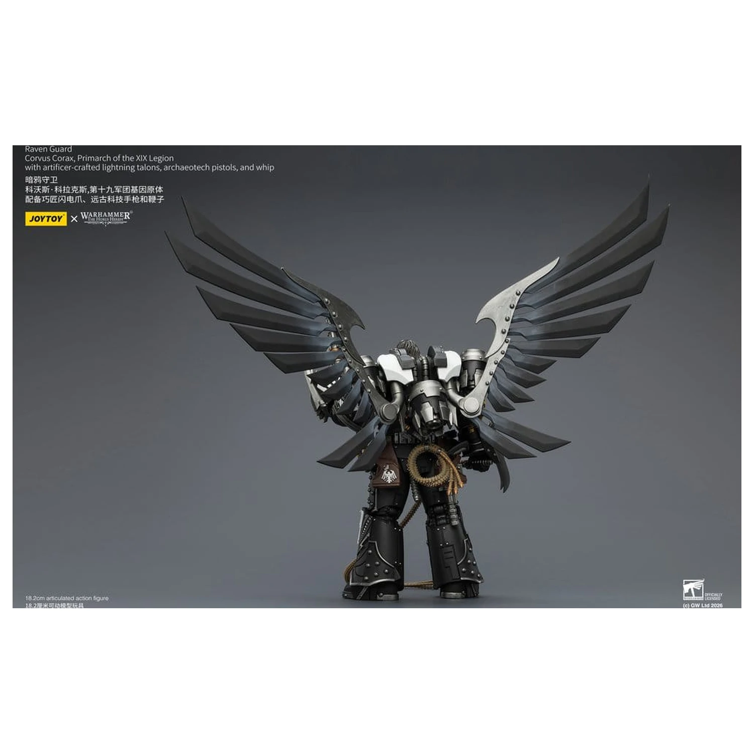 Warhammer 40,000 Akční figurka Raven Guard Corvus Corax, Primarcha XIX. legie 18 cm fotografii produktu