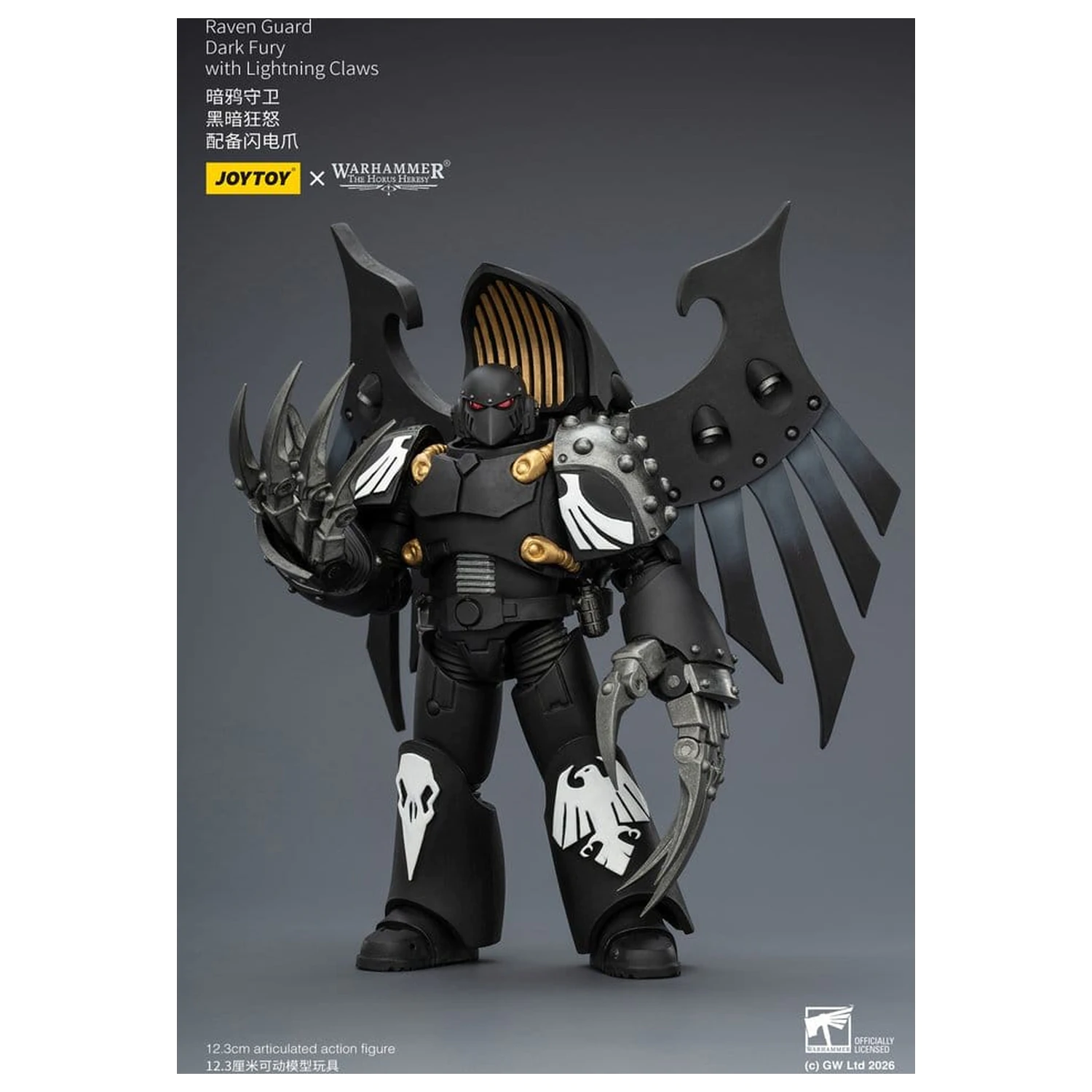 Warhammer 40,000 Akční figurka Raven Guard Dark Fury 12 cm fotografii produktu