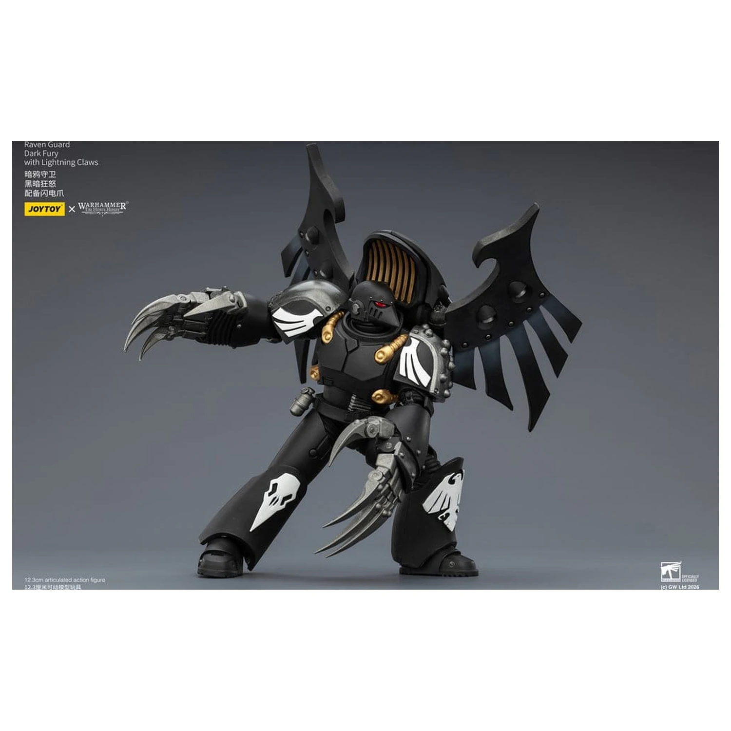 Warhammer 40,000 Akční figurka Raven Guard Dark Fury 12 cm fotografii produktu