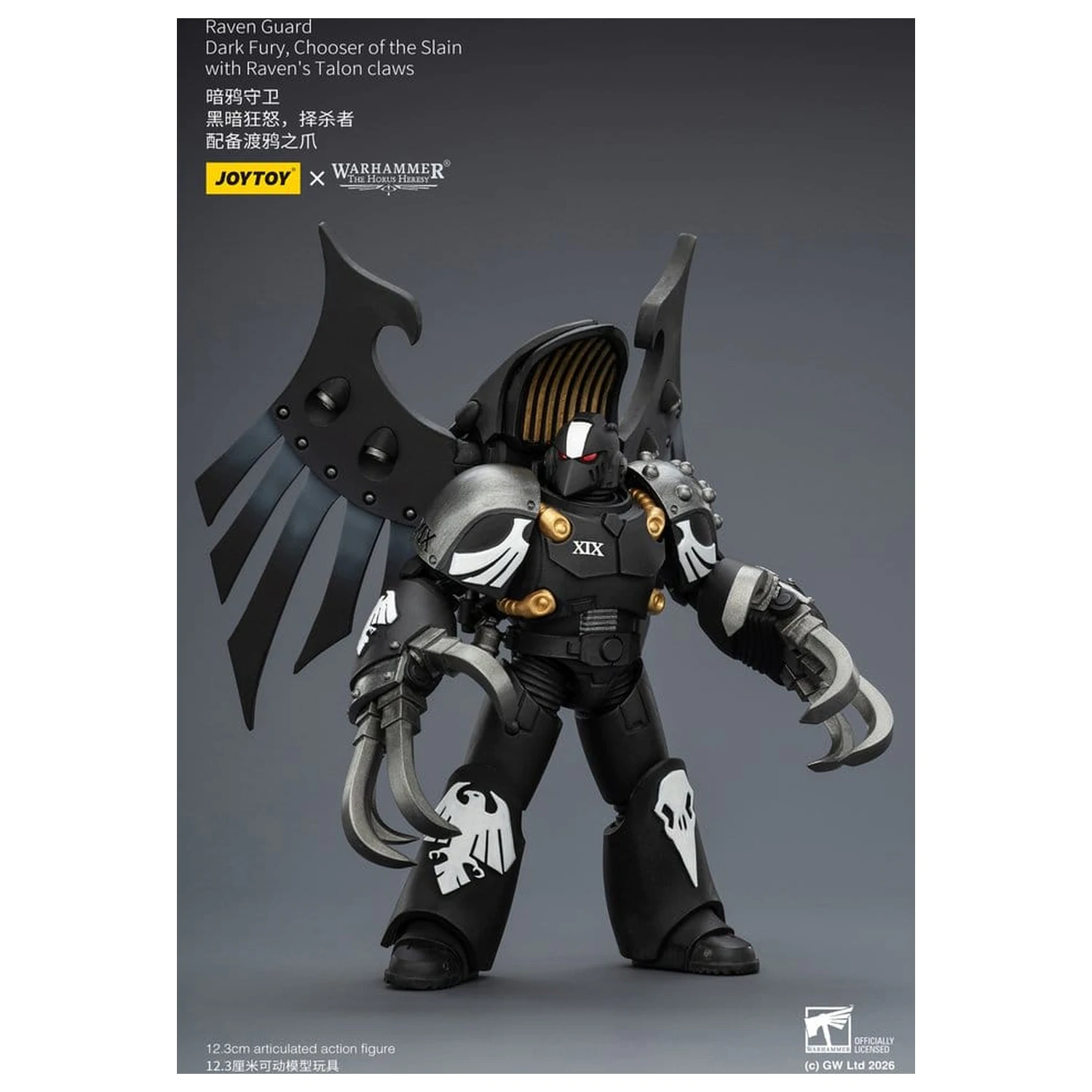 Warhammer 40,000 Akční figurka Raven Guard Dark Fury, Chooser of the Slain 12 cm fotografii produktu