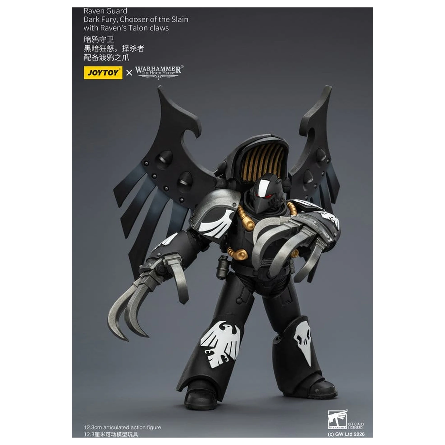 Warhammer 40,000 Akční figurka Raven Guard Dark Fury, Chooser of the Slain 12 cm fotografii produktu