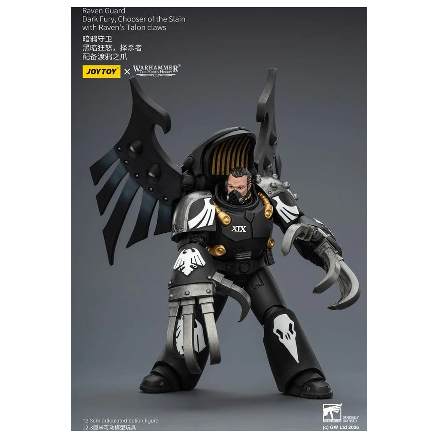 Warhammer 40,000 Akční figurka Raven Guard Dark Fury, Chooser of the Slain 12 cm fotografii produktu