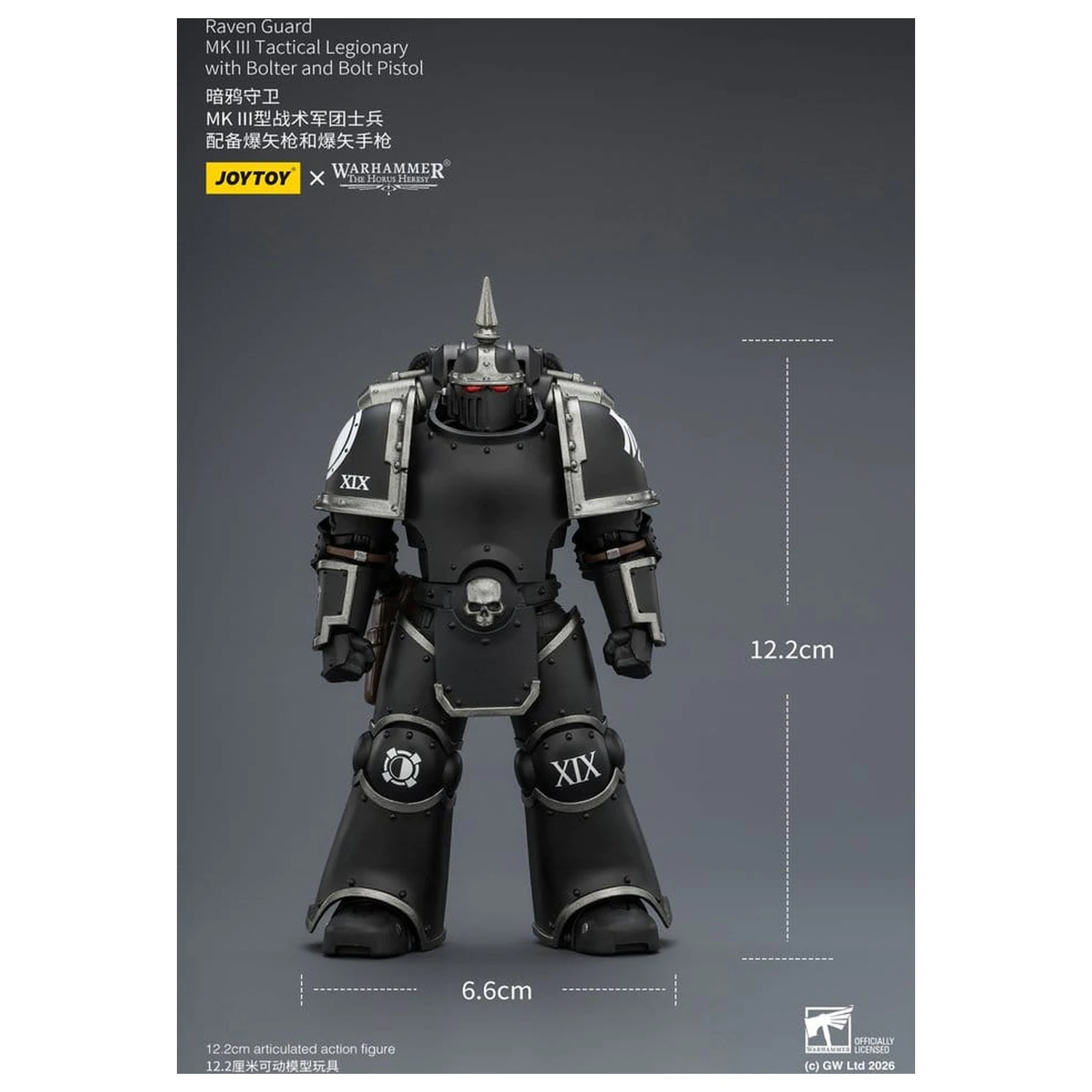 Warhammer 40,000 Akční figurka Raven Guard MK III Tactical Legionary 12 cm fotografii produktu