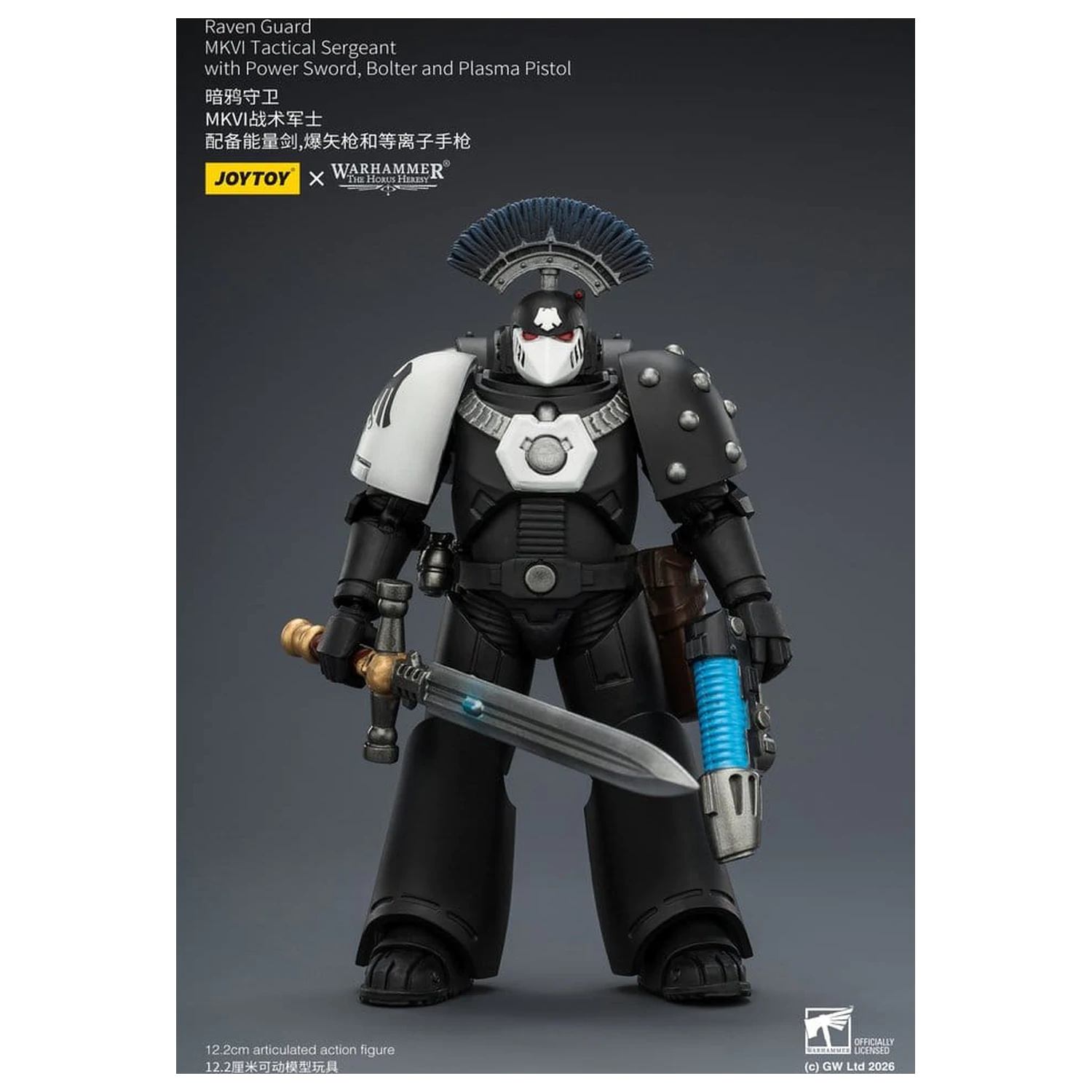 Warhammer 40,000 Akční figurka Raven Guard MkVI Tactical Sergeant 12 cm fotografii produktu