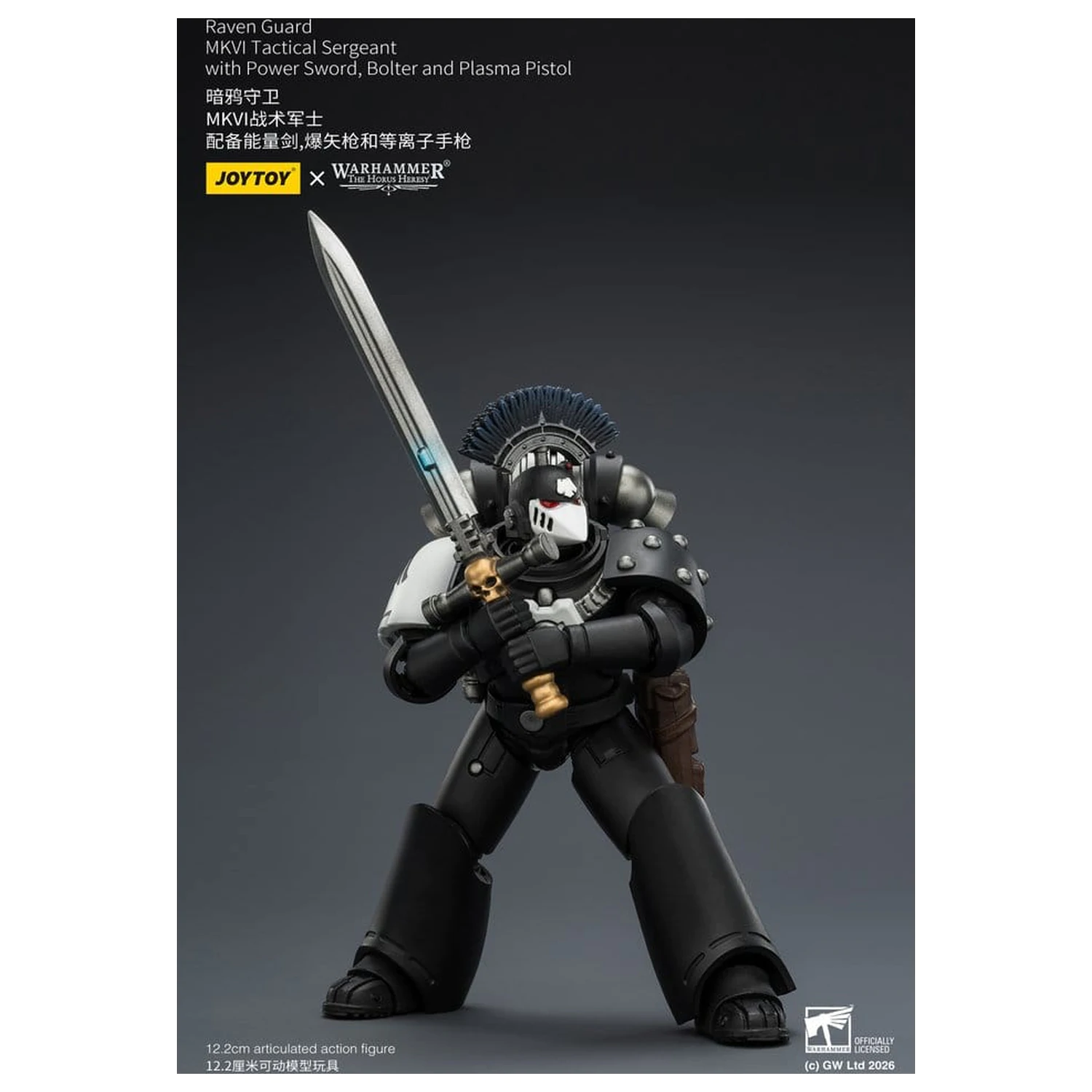 Warhammer 40,000 Akční figurka Raven Guard MkVI Tactical Sergeant 12 cm fotografii produktu