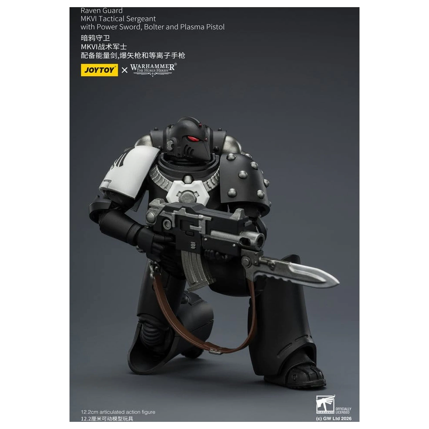 Warhammer 40,000 Akční figurka Raven Guard MkVI Tactical Sergeant 12 cm fotografii produktu