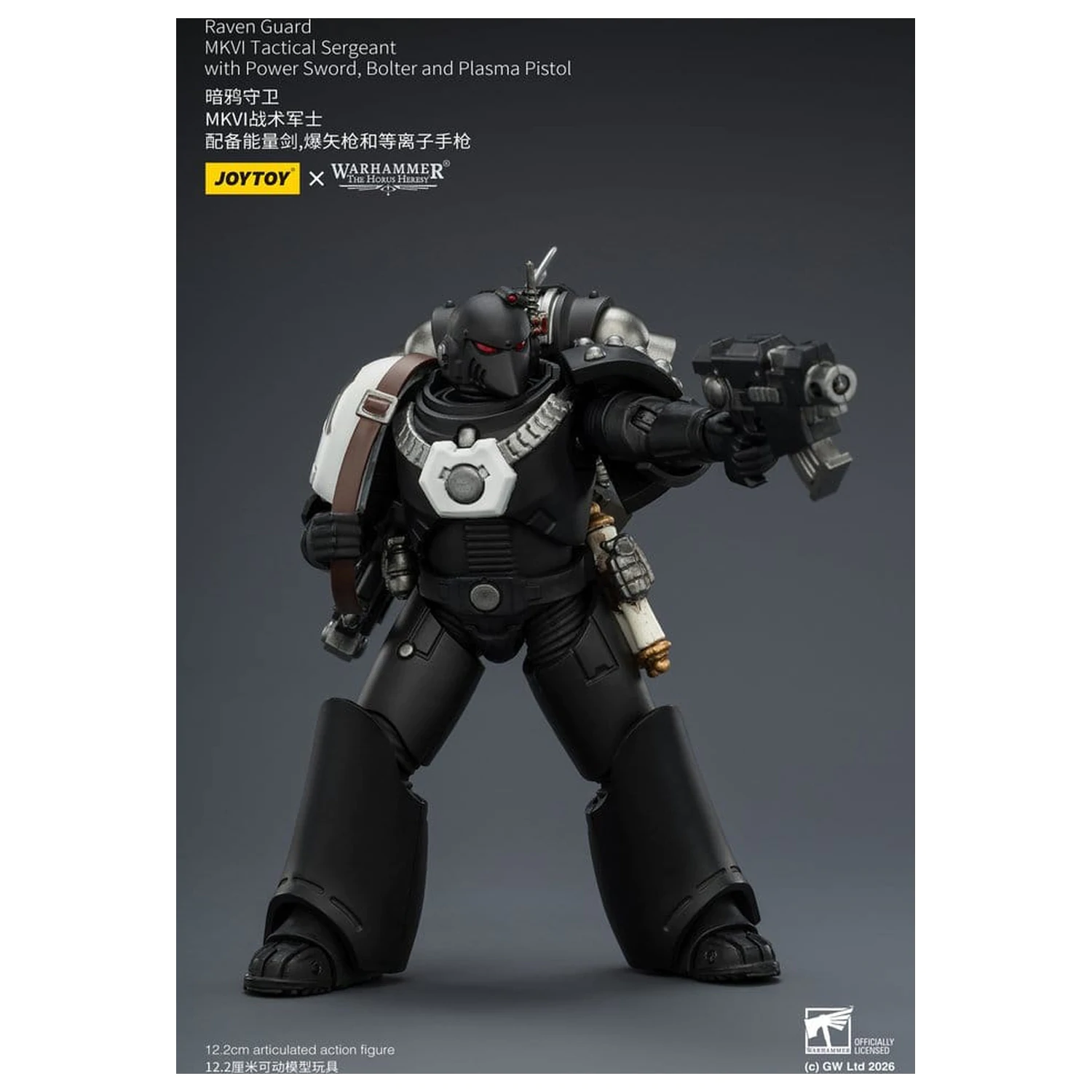 Warhammer 40,000 Akční figurka Raven Guard MkVI Tactical Sergeant 12 cm fotografii produktu