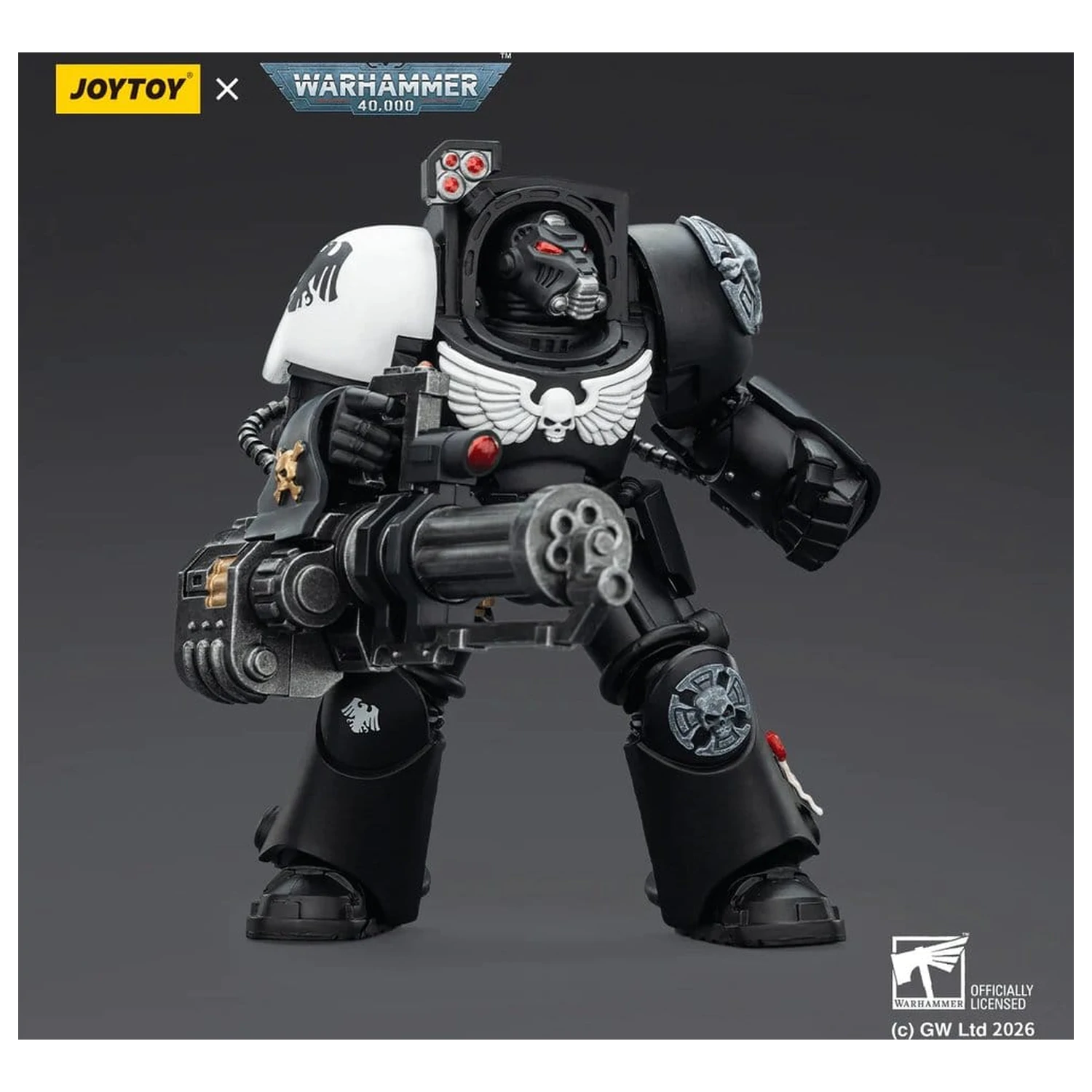 Warhammer 40,000 Akční figurka Raven Guard Terminator 3 s Power Fist a Assault Cannon 14 cm fotografii produktu