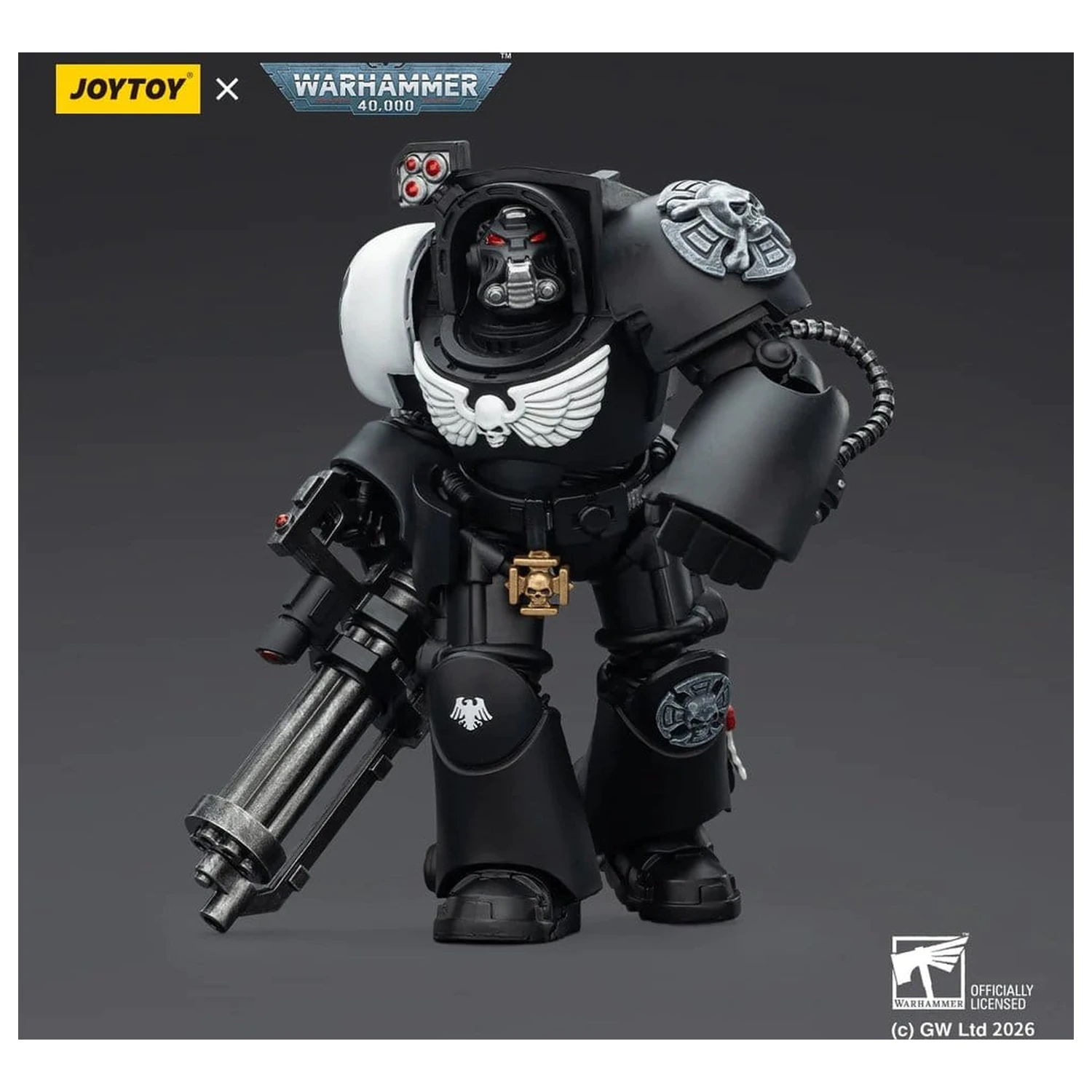 Warhammer 40,000 Akční figurka Raven Guard Terminator 3 s Power Fist a Assault Cannon 14 cm fotografii produktu