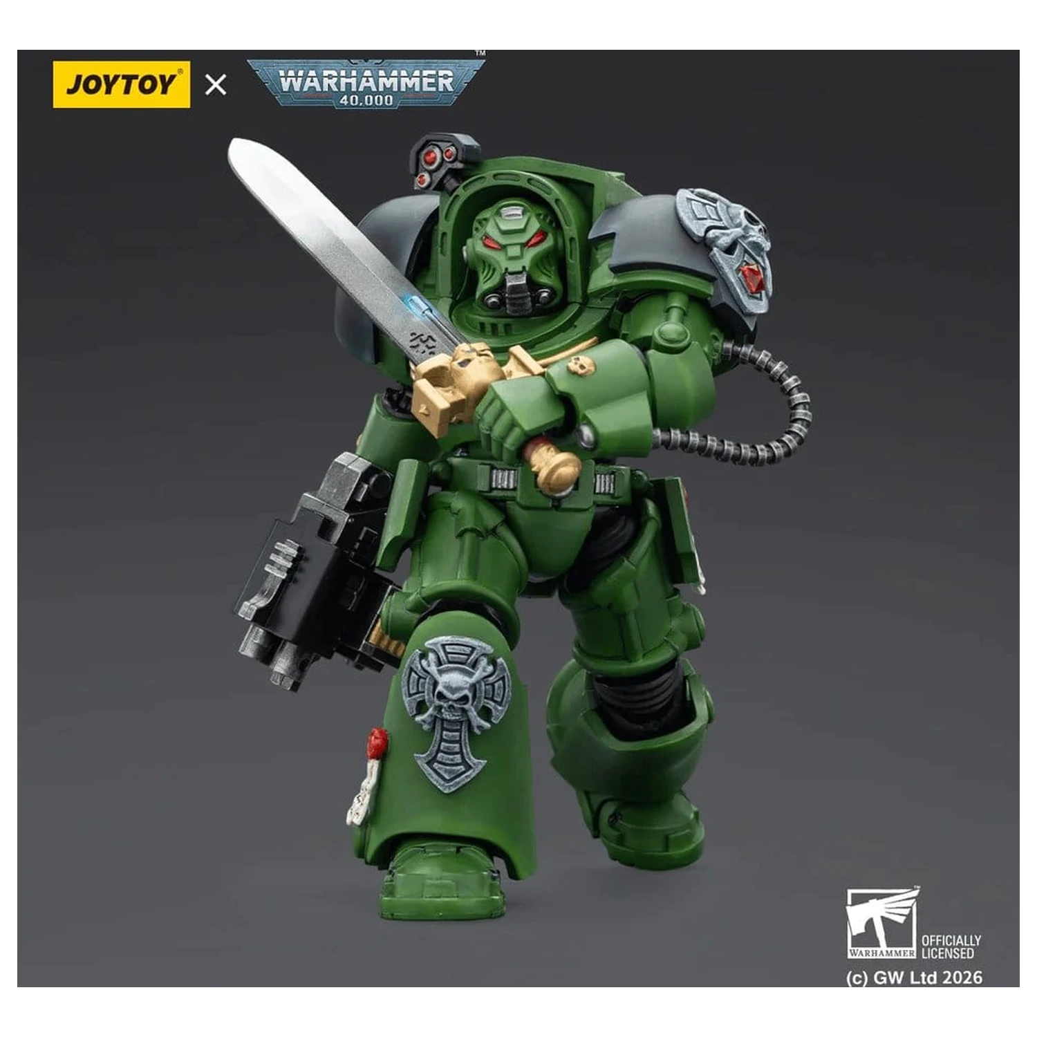 Warhammer 40,000 Akční figurka Salamanders Terminator 1 s Power Sword a Storm Bolter 14 cm fotografii produktu