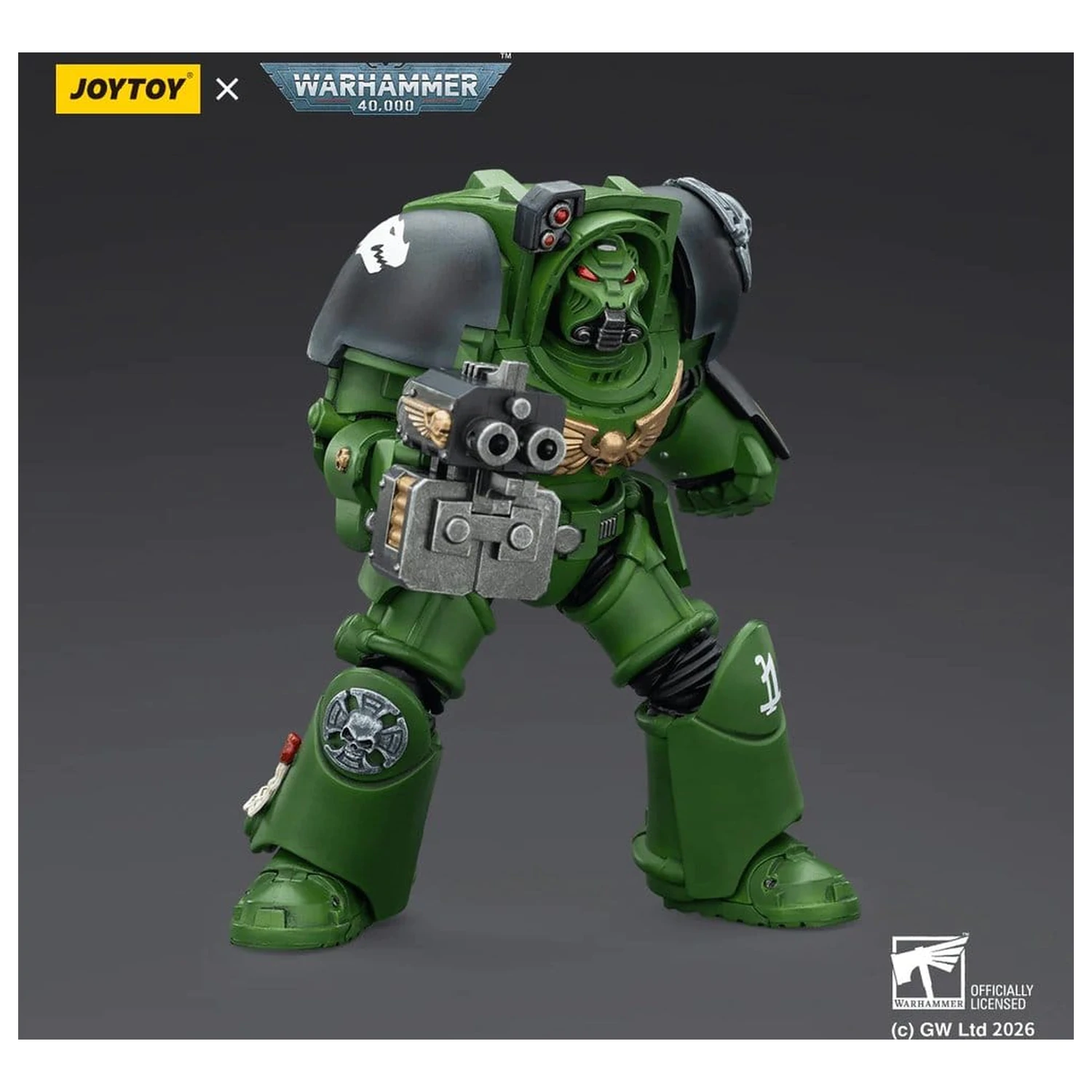 Warhammer 40,000 Akční figurka Salamanders Terminator 2 s Power Fistem a Storm Bolterem 14 cm fotografii produktu