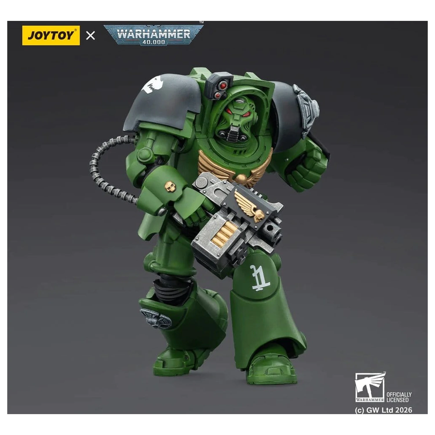 Warhammer 40,000 Akční figurka Salamanders Terminator 2 s Power Fistem a Storm Bolterem 14 cm fotografii produktu