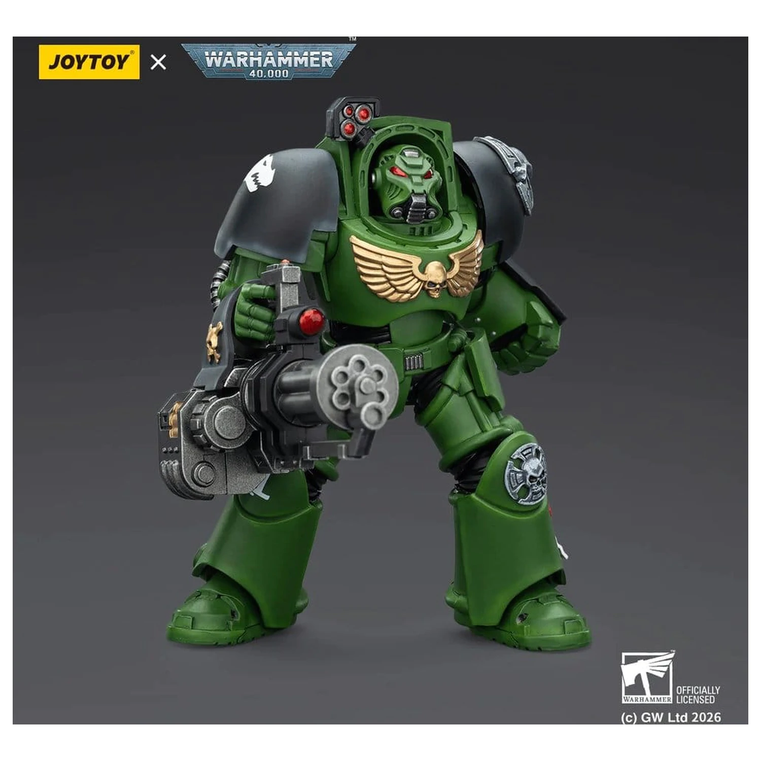 Warhammer 40,000 Akční figurka Salamanders Terminator 3 s Power Fist a Assault Cannon 14 cm fotografii produktu