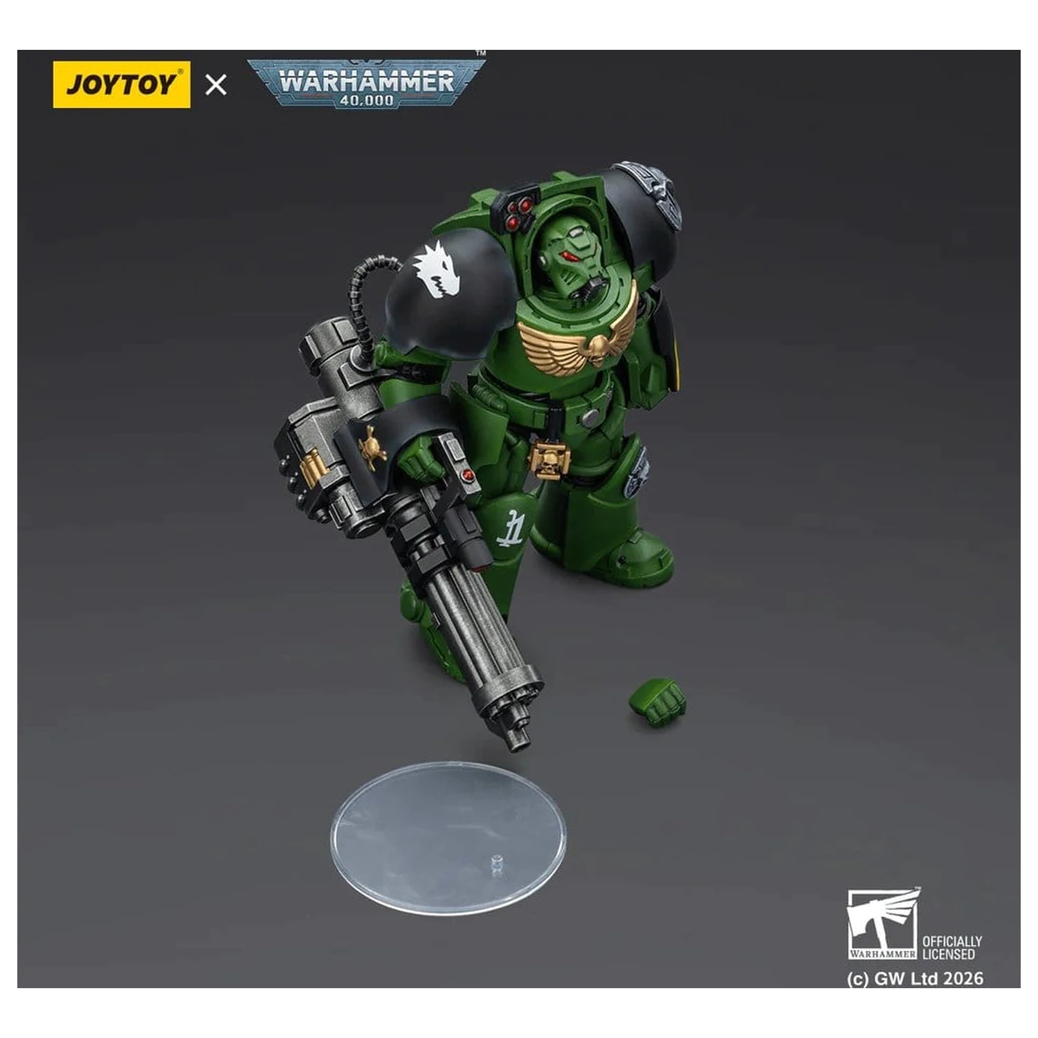 Warhammer 40,000 Akční figurka Salamanders Terminator 3 s Power Fist a Assault Cannon 14 cm fotografii produktu