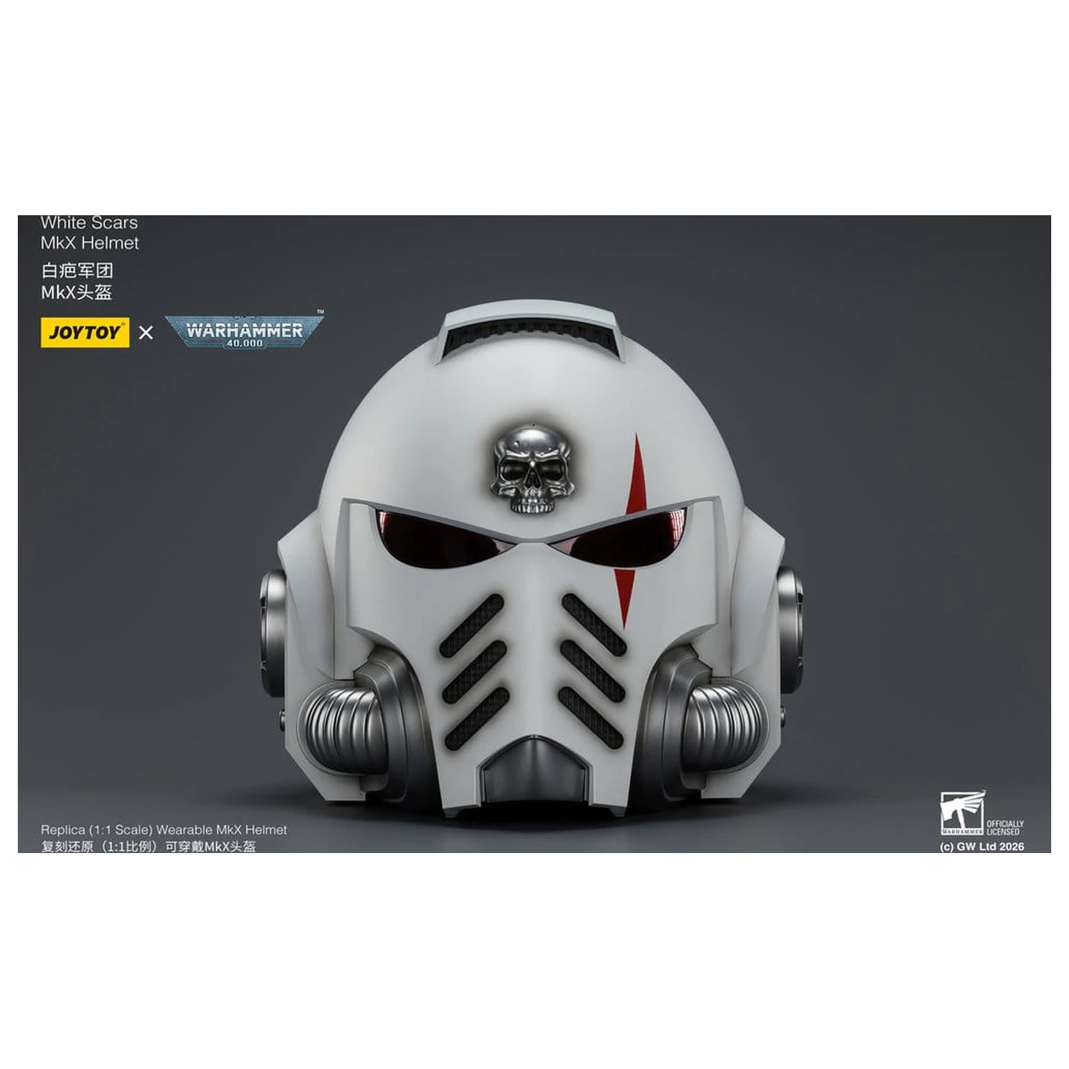 Warhammer 40,000 Helma White Scars MkX 30 cm fotografii produktu