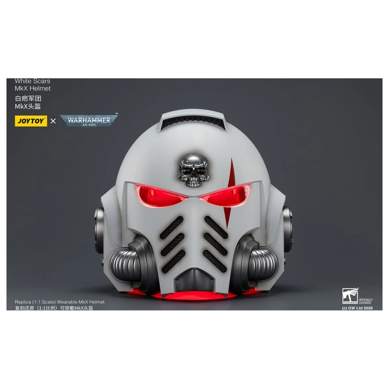 Warhammer 40,000 Helma White Scars MkX 30 cm fotografii produktu