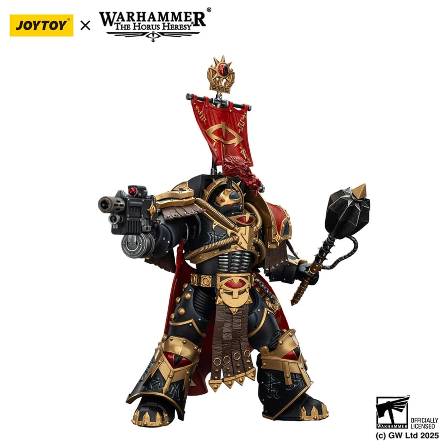 Warhammer 40,000: Sons of Horus akční figurka Legion Cataphractii Praetor s Combi-Meltou a Power Maulem 14 cm fotografii produktu