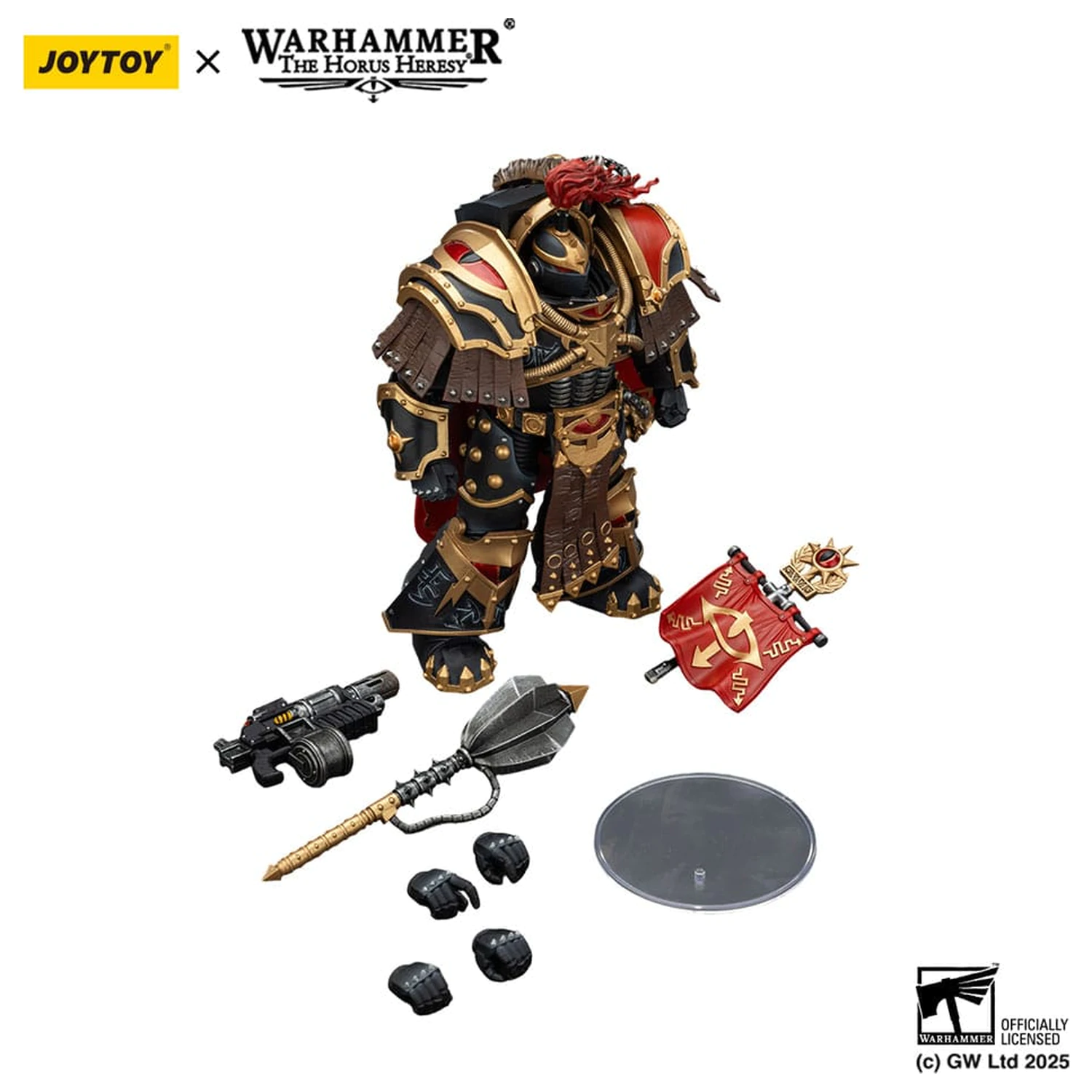 Warhammer 40,000: Sons of Horus akční figurka Legion Cataphractii Praetor s Combi-Meltou a Power Maulem 14 cm fotografii produktu
