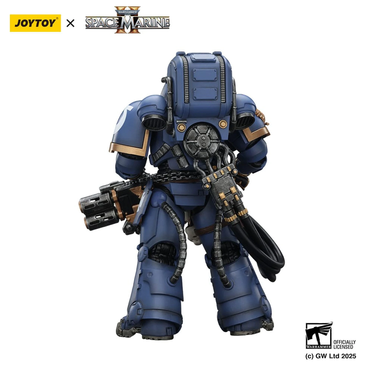 Warhammer 40,000: Space Marine 2 Akční figurka Ultramarines Heavy Artificer Armor s Relic Multi-Melta 13 cm fotografii produktu