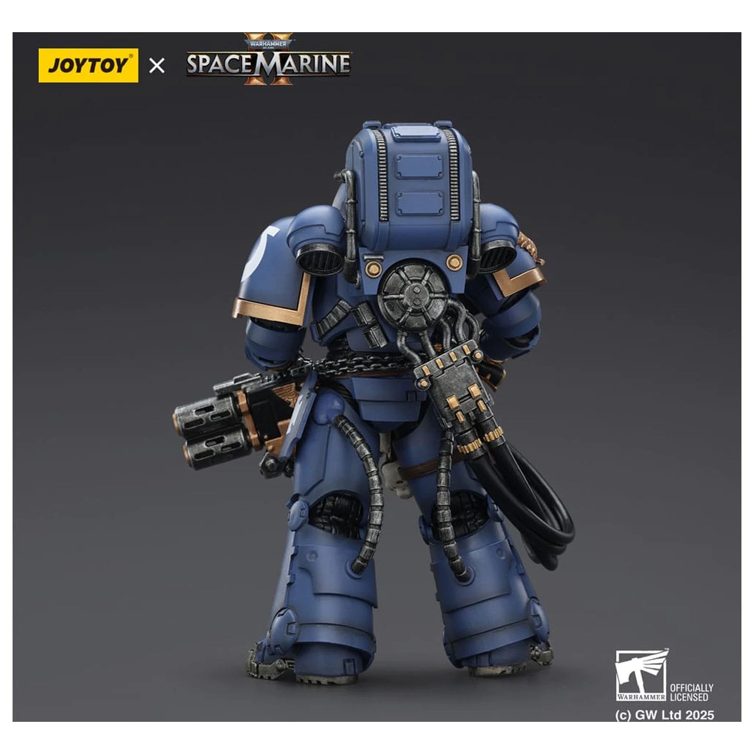 Warhammer 40,000: Space Marine 2 Akční figurka Ultramarines Heavy Artificer Armor s Relic Multi-Melta 13 cm fotografii produktu