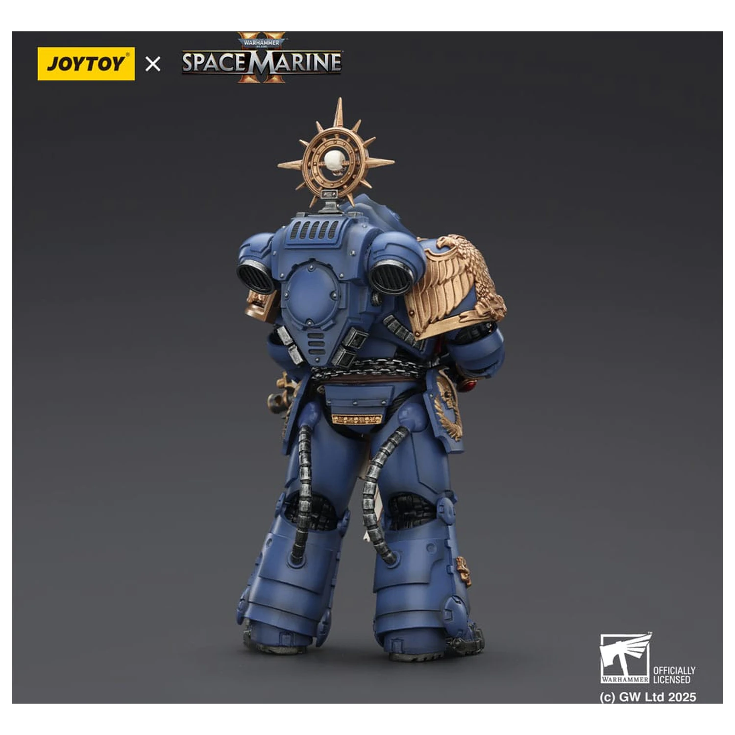 Warhammer 40,000: Space Marine 2 Akční figurka Ultramarines Heavy Relic Primus Armor s Heavy Relic Bolt Rifle 13 cm fotografii produktu