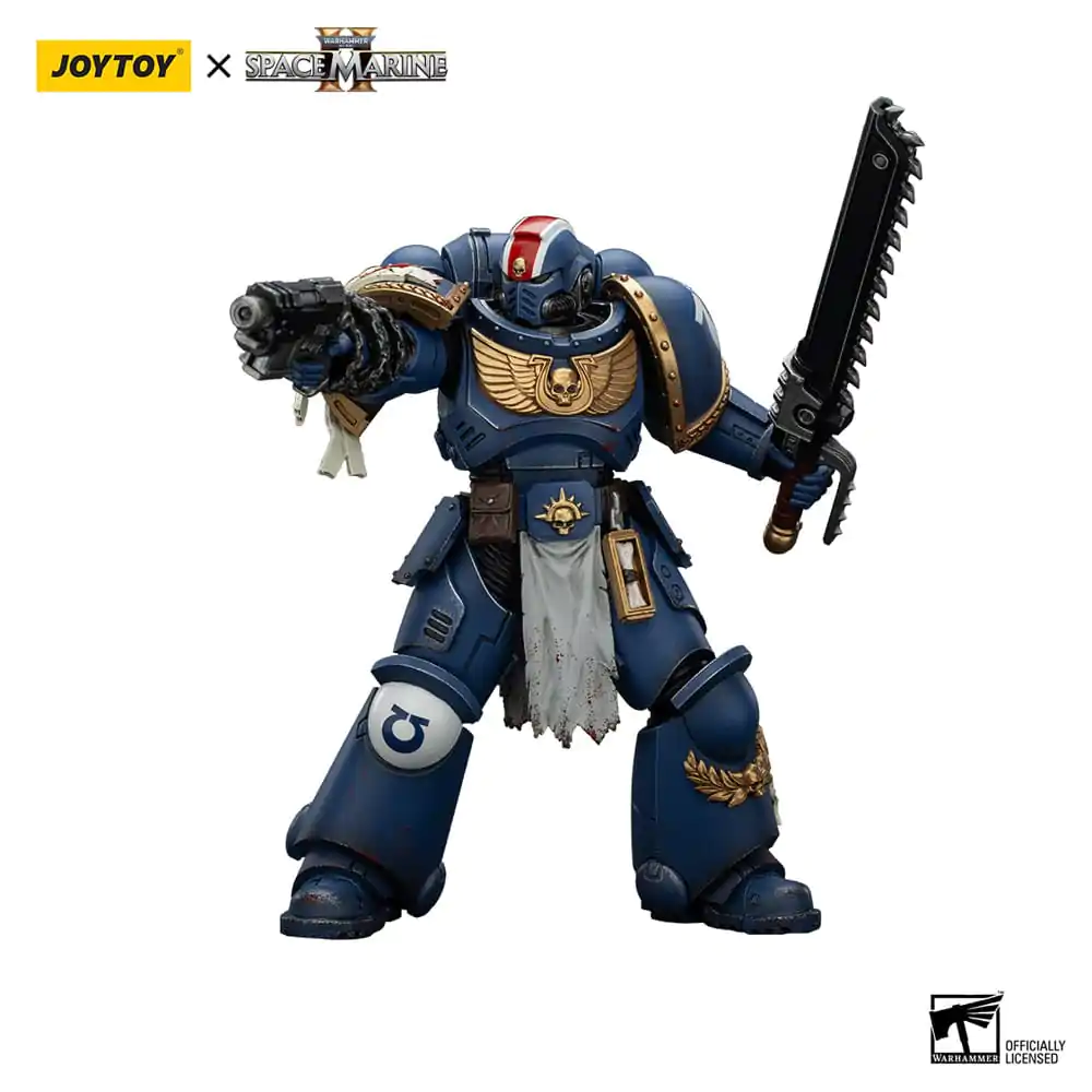 Warhammer 40,000: Space Marine 2 Akční figurka Ultramarines Lieutenant Titus Collectors Edition 13 cm fotografii produktu